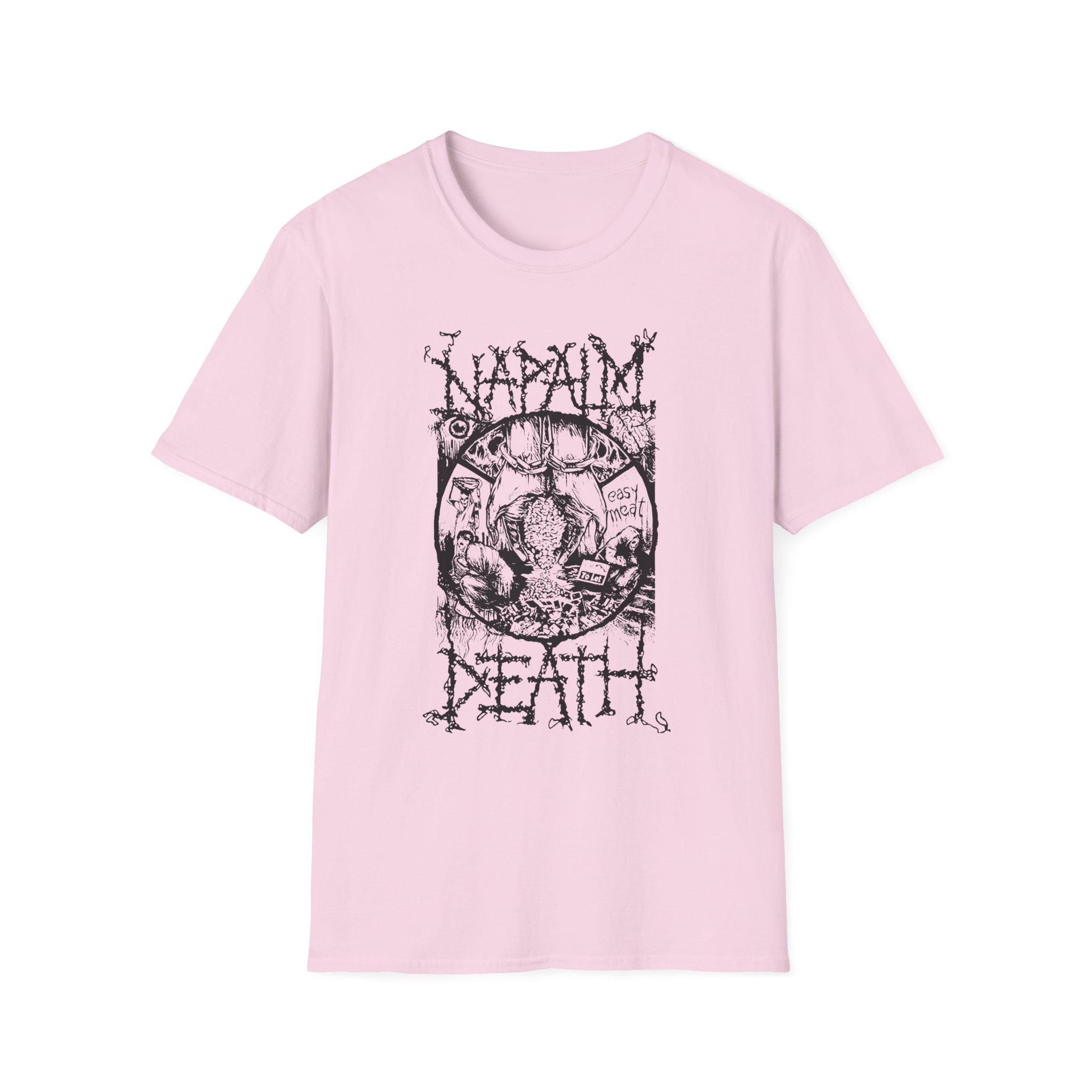 Napalm Death Poverty Unisex Softstyle T-Shirt