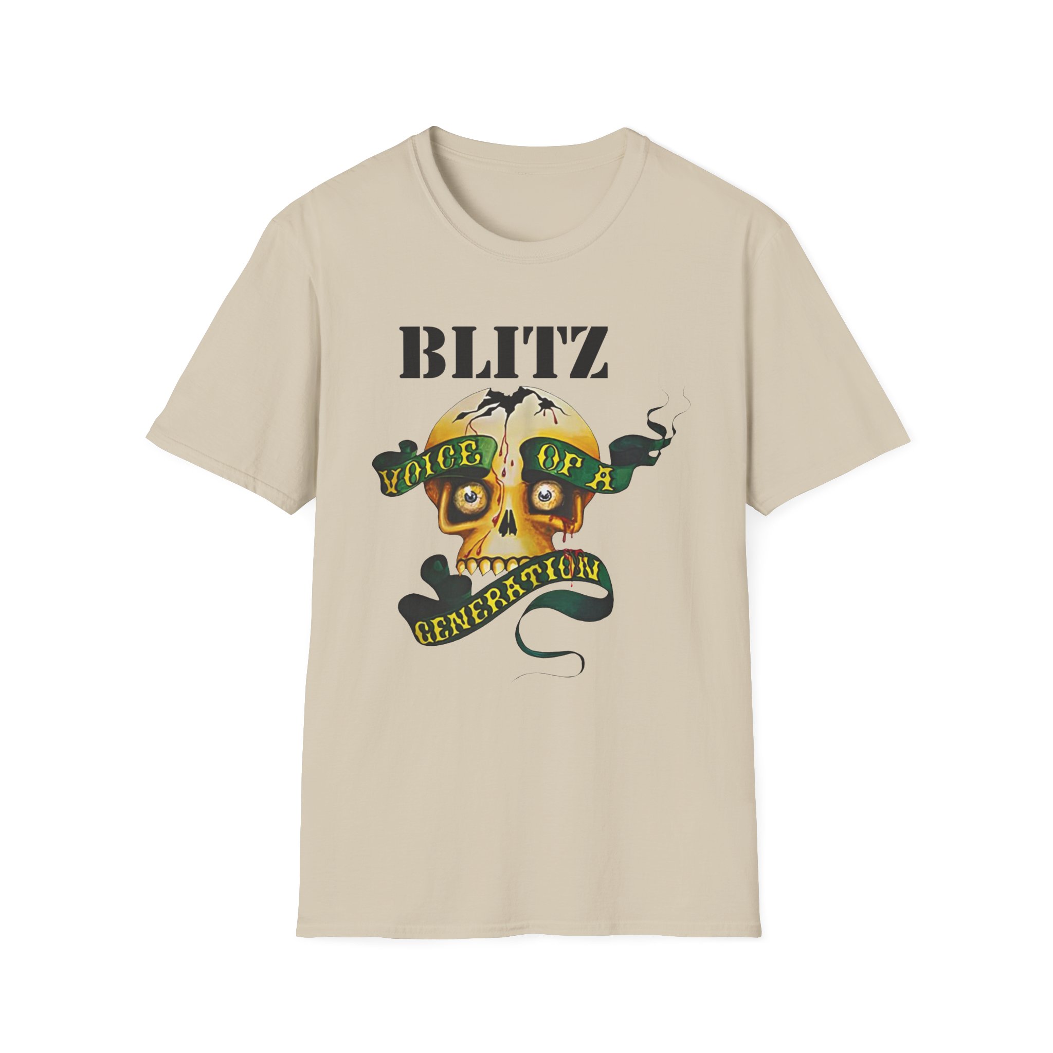Blitz Voice Of A Generation Unisex Softstyle T-Shirt