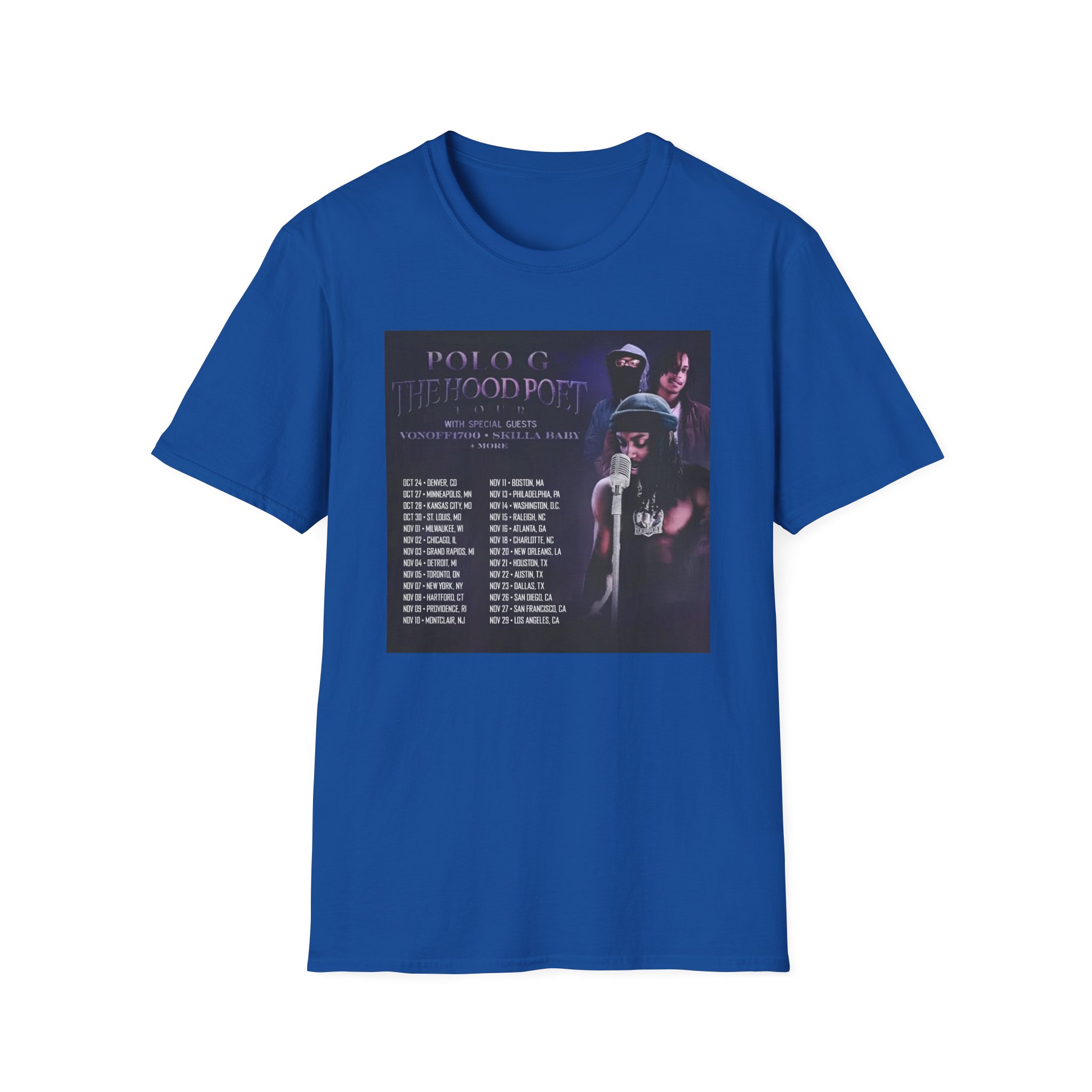 Polo G Hood Poet Unisex Softstyle T-Shirt