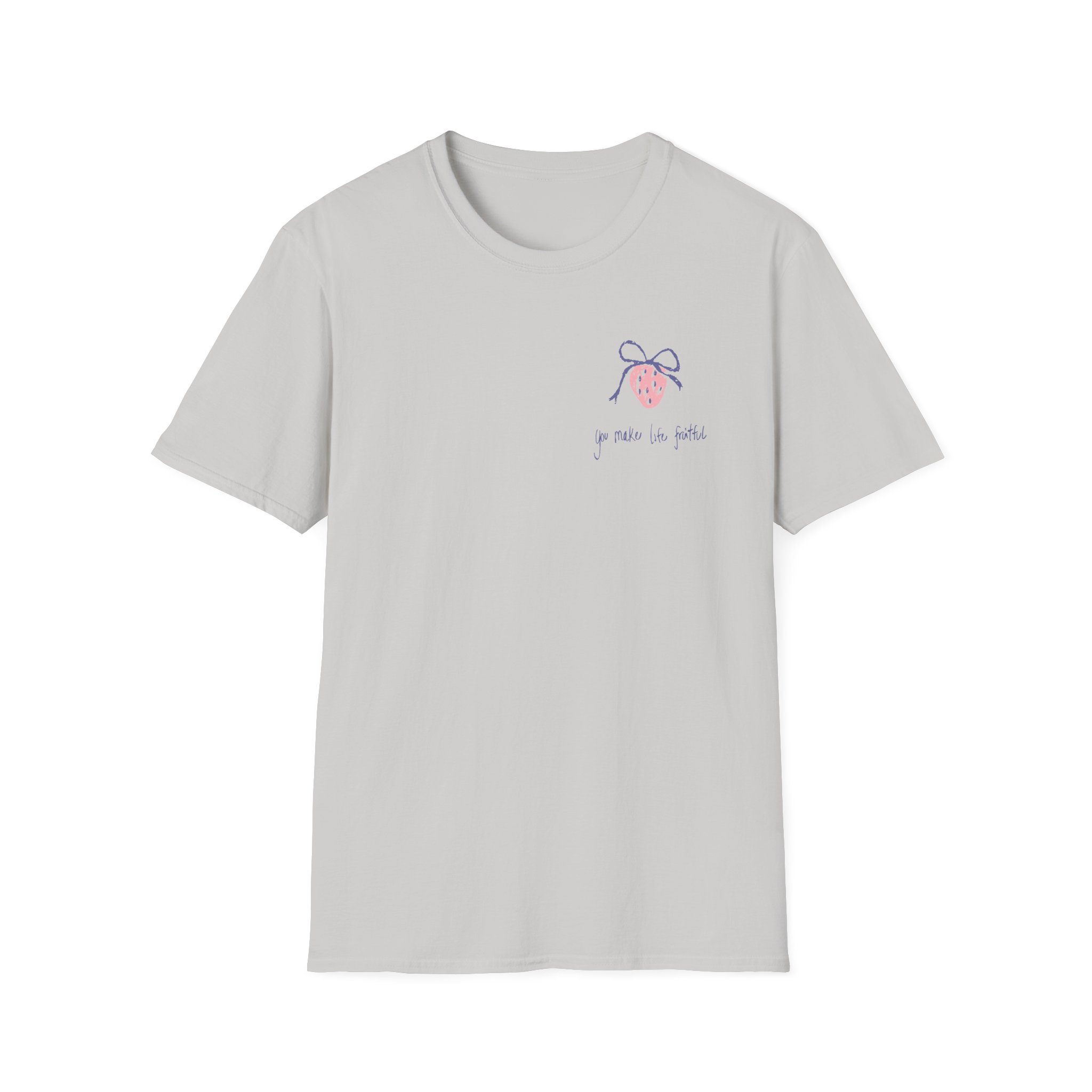 Evelyn Ha Peach Perfect unisex softstyle t-shirt