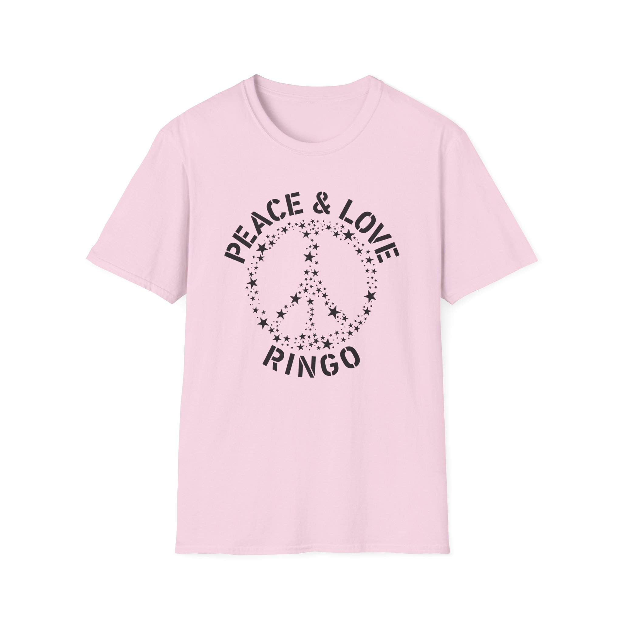 Ringo Starr Peace & Love Unisex Softstyle T-Shirt