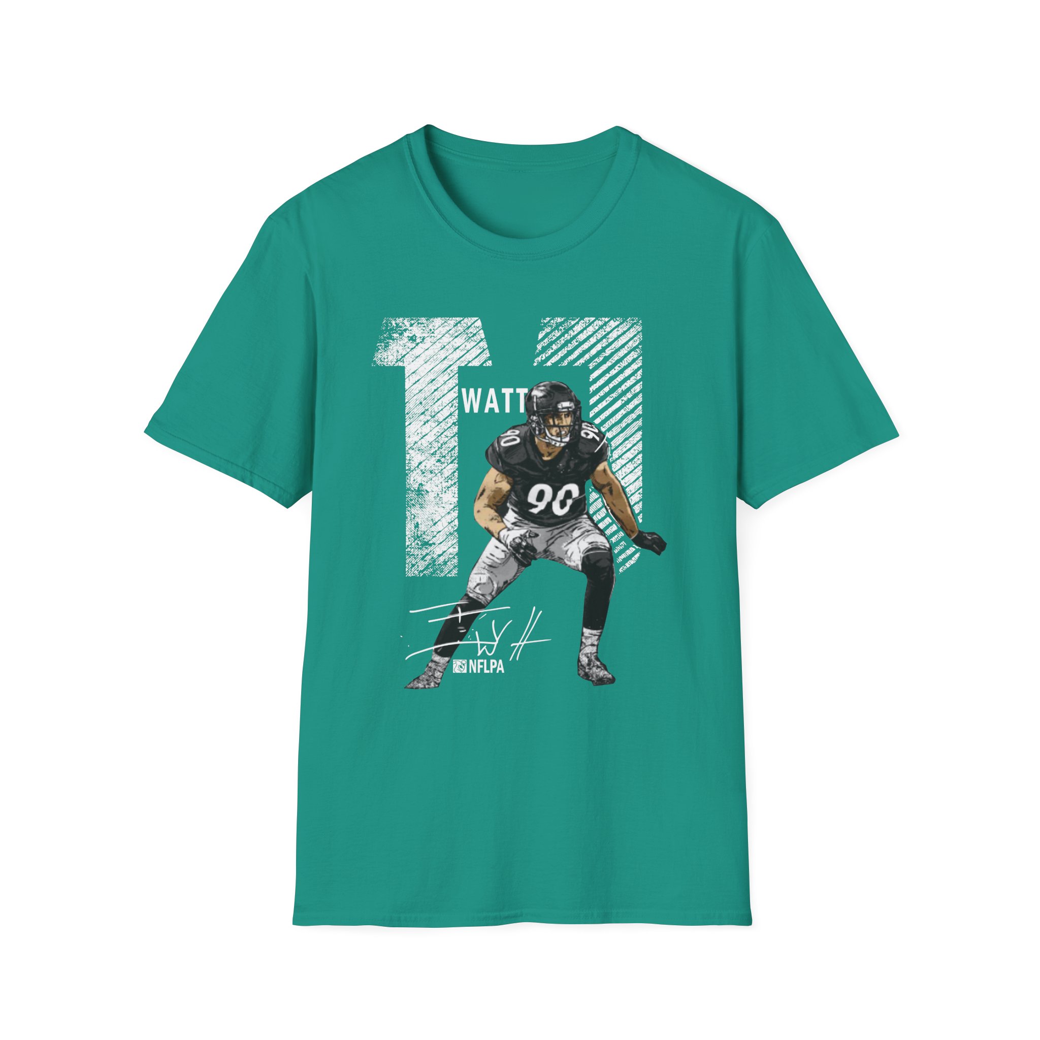 Tj Watt Mega Bold Unisex Softstyle T-Shirt