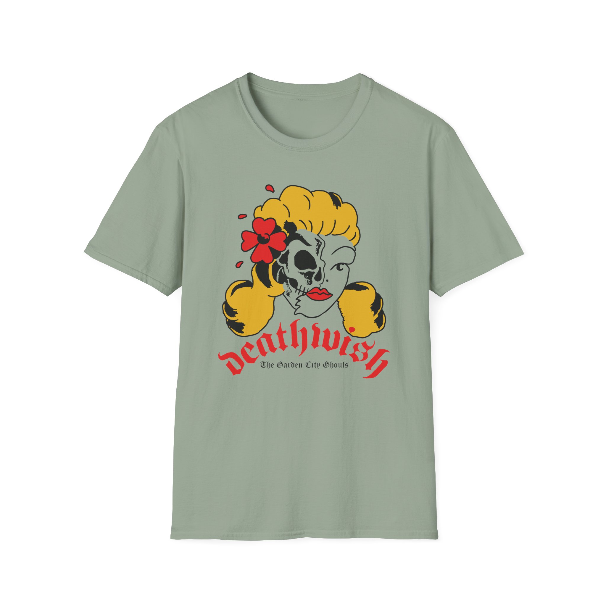 Deathwish Lady Death unisex softstyle t-shirt