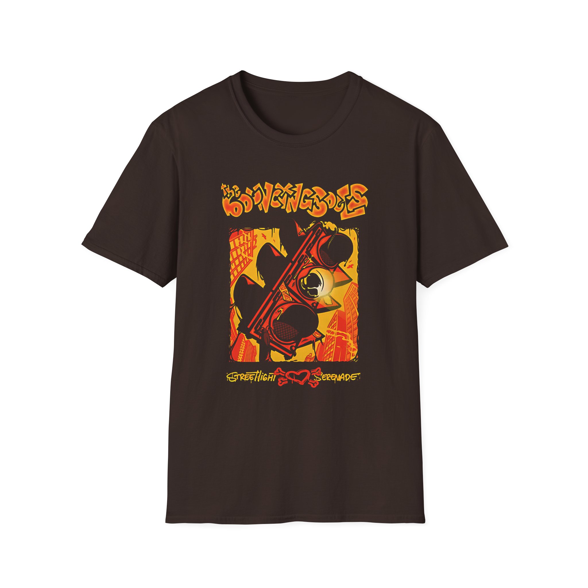 The Bouncing Souls Summer Vacation Traffic Light Unisex Softstyle T-Shirt