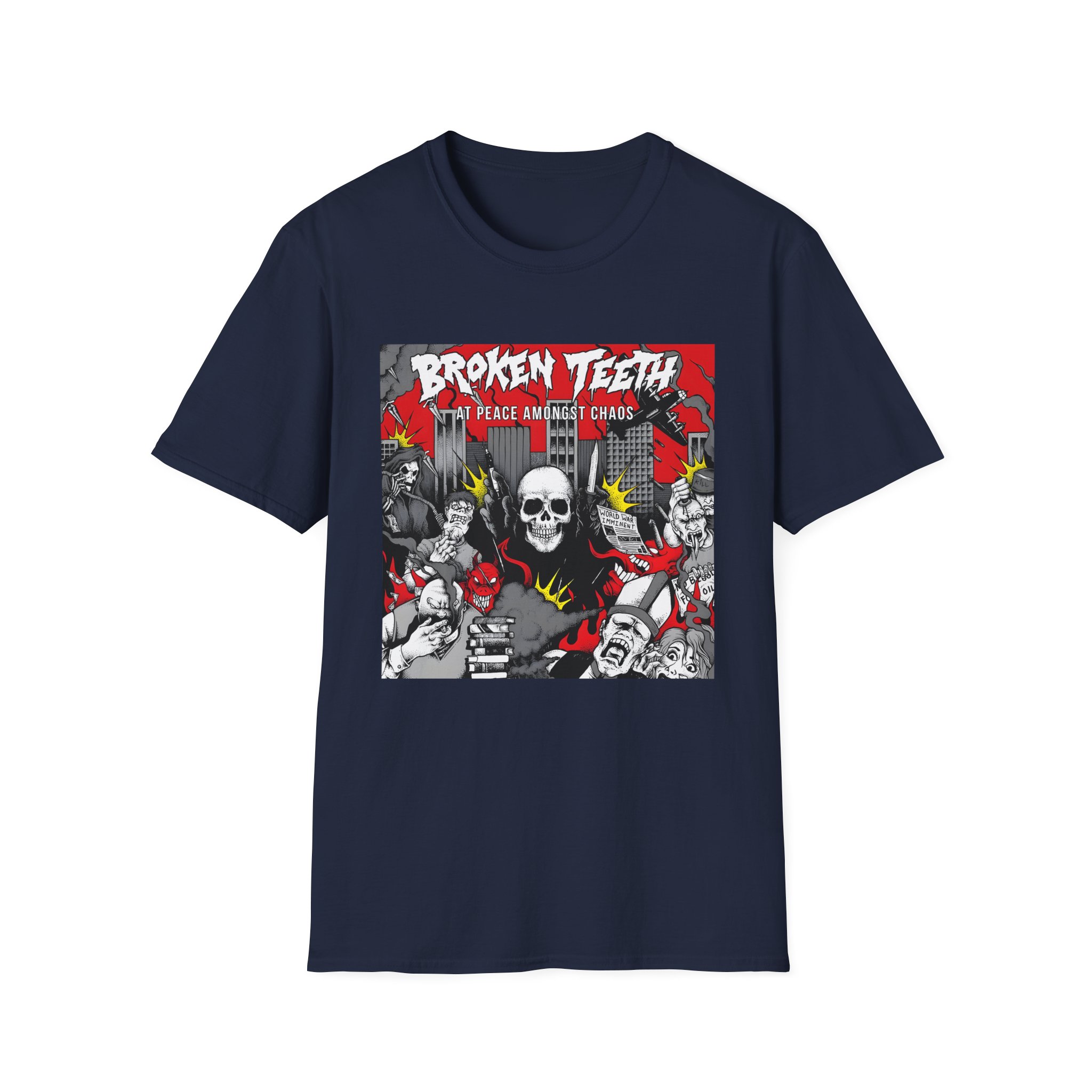 Broken Teeth at Peace Amongst Chaos Unisex Softstyle T-Shirt