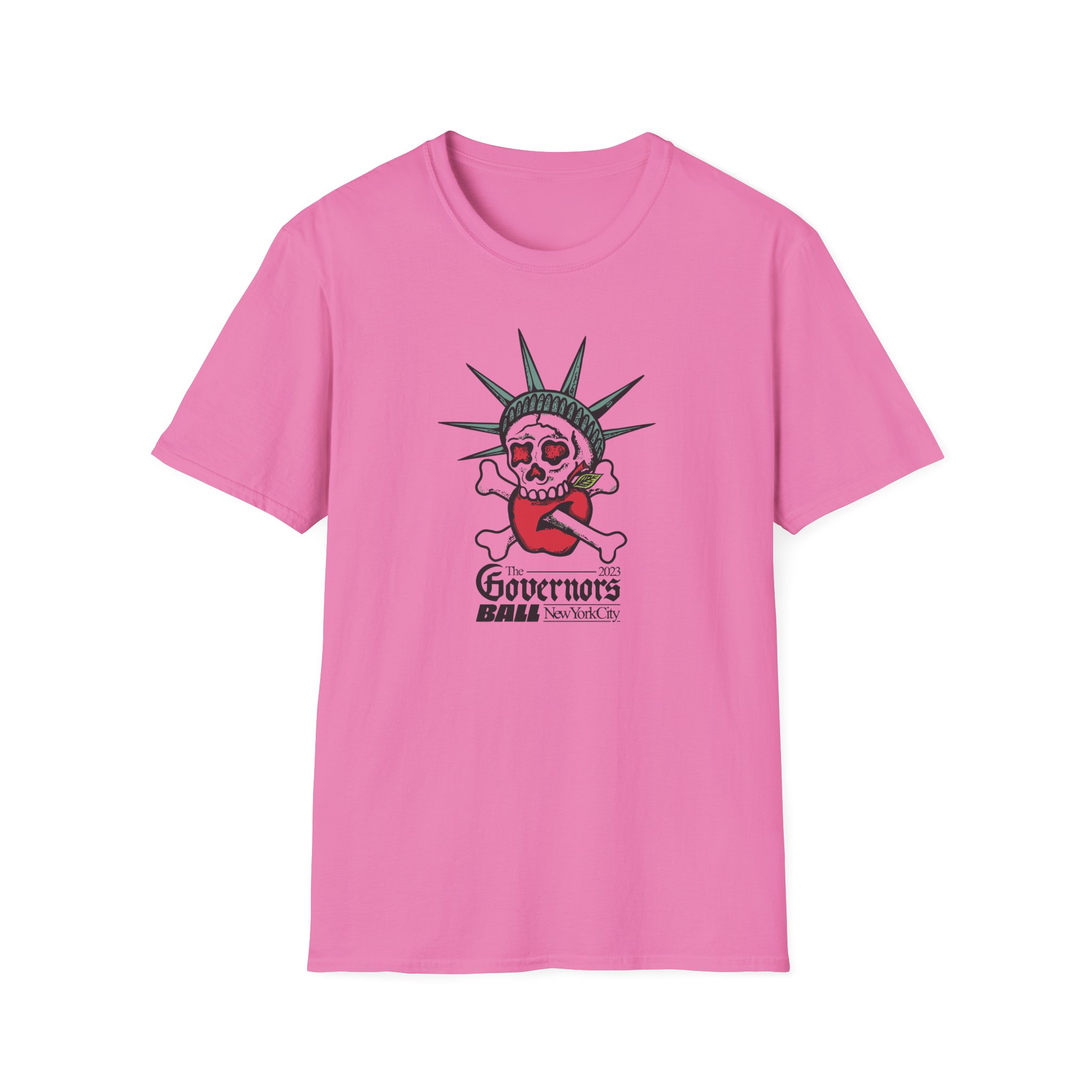 Gov Ball Liberty Skull Unisex Softstyle T-Shirt
