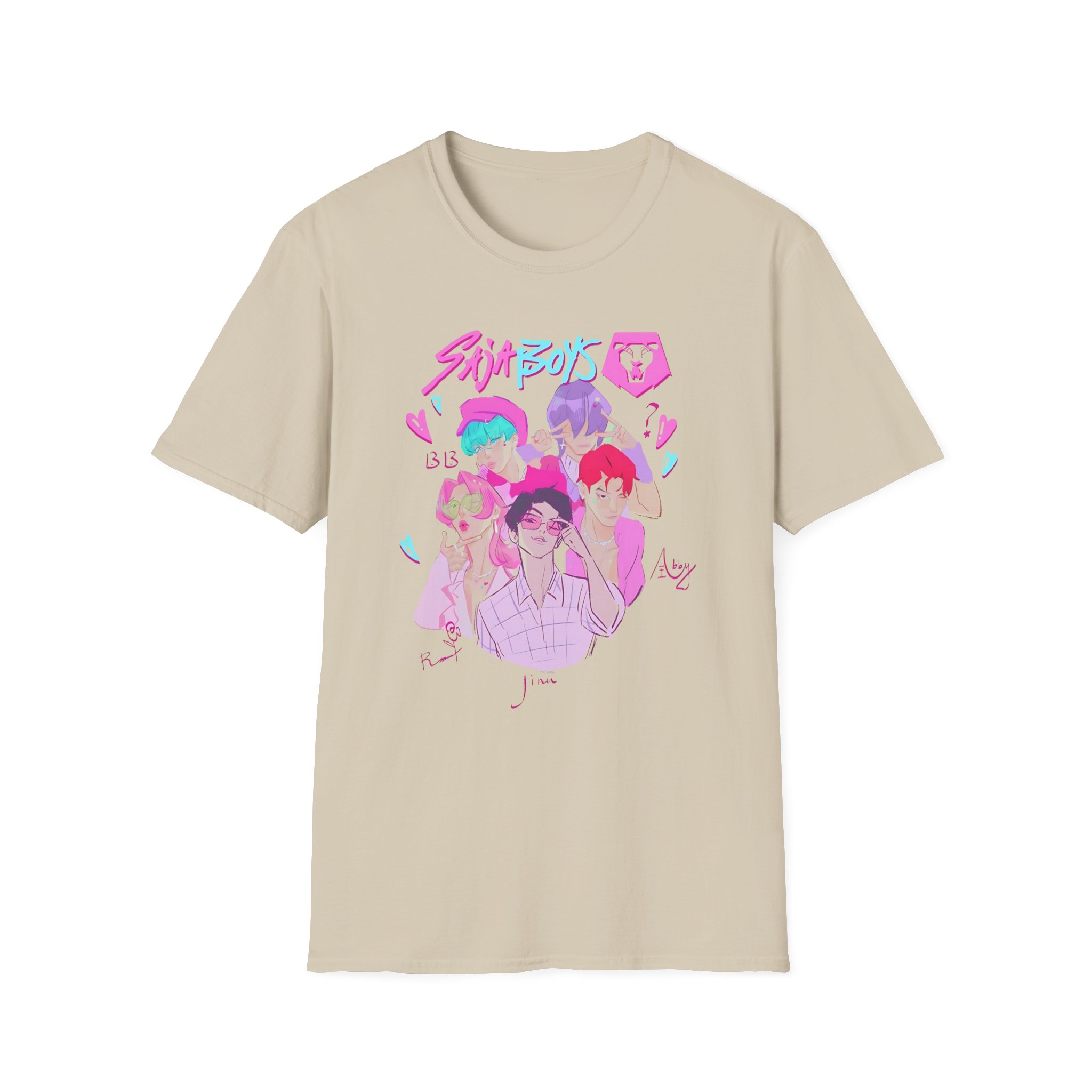 Kpop Demon Hunters Saja Boys Unisex Softstyle T-Shirt
