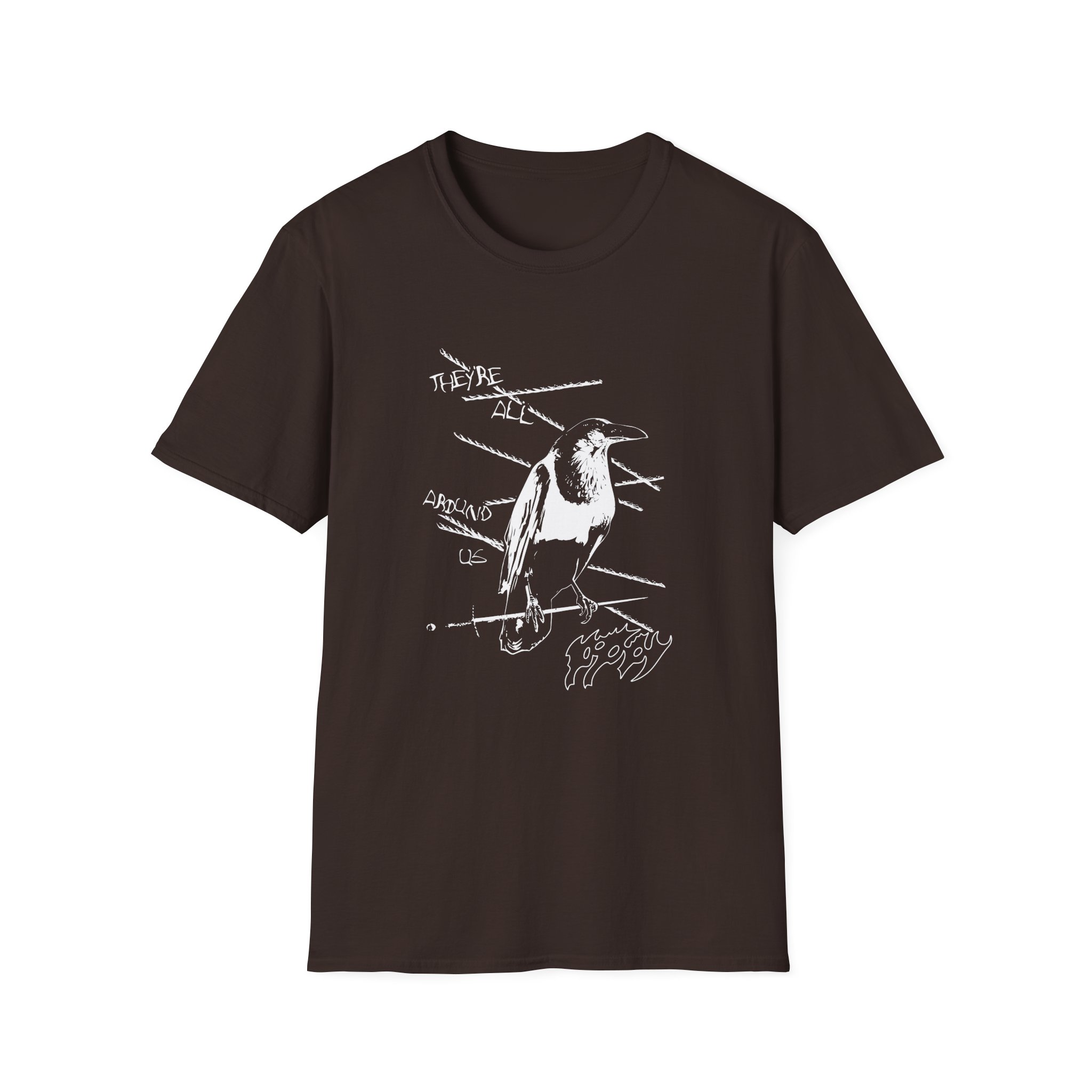 Poppy They're All Around Us Unisex Softstyle T-Shirt