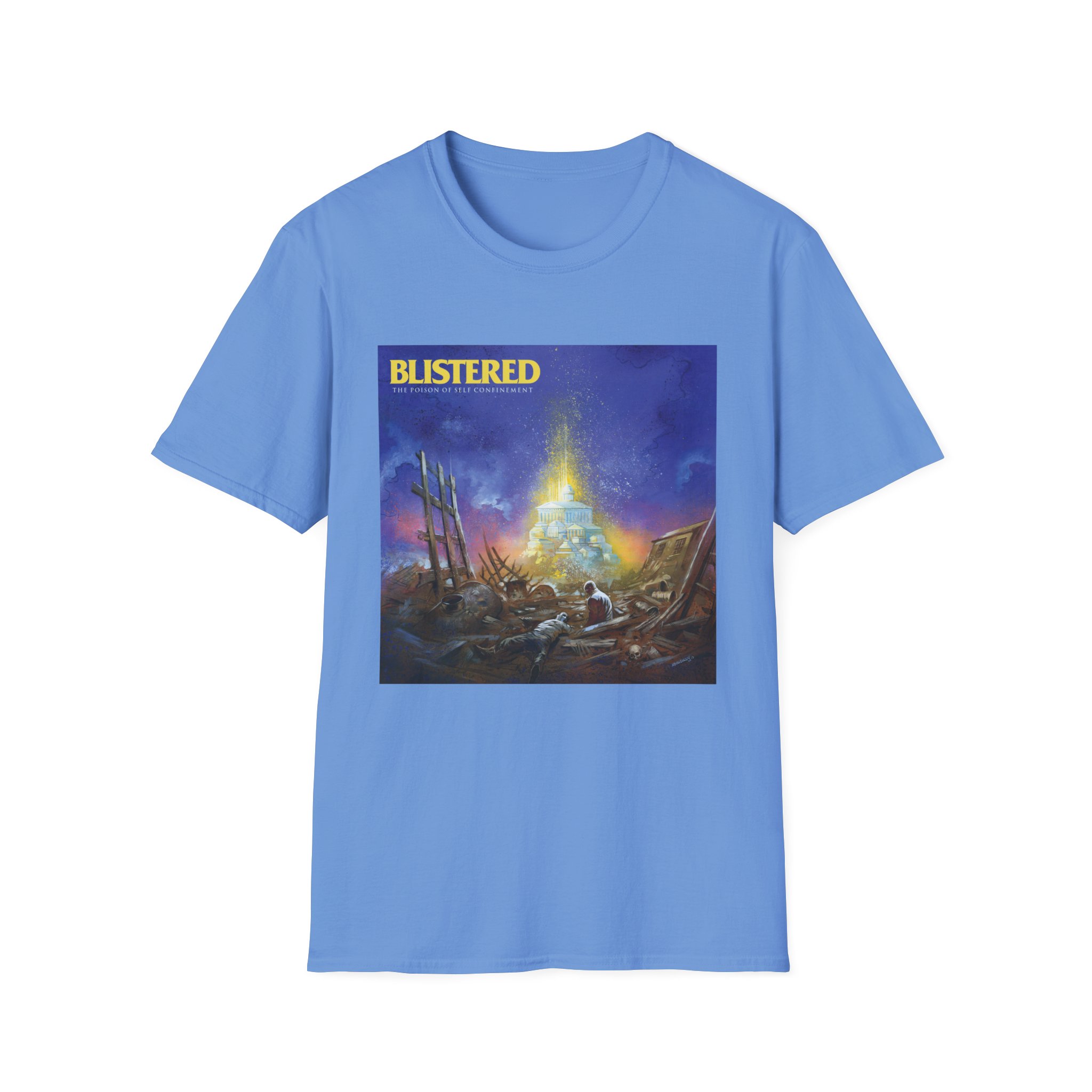 Blistered Self Confinement Unisex Softstyle T-Shirt