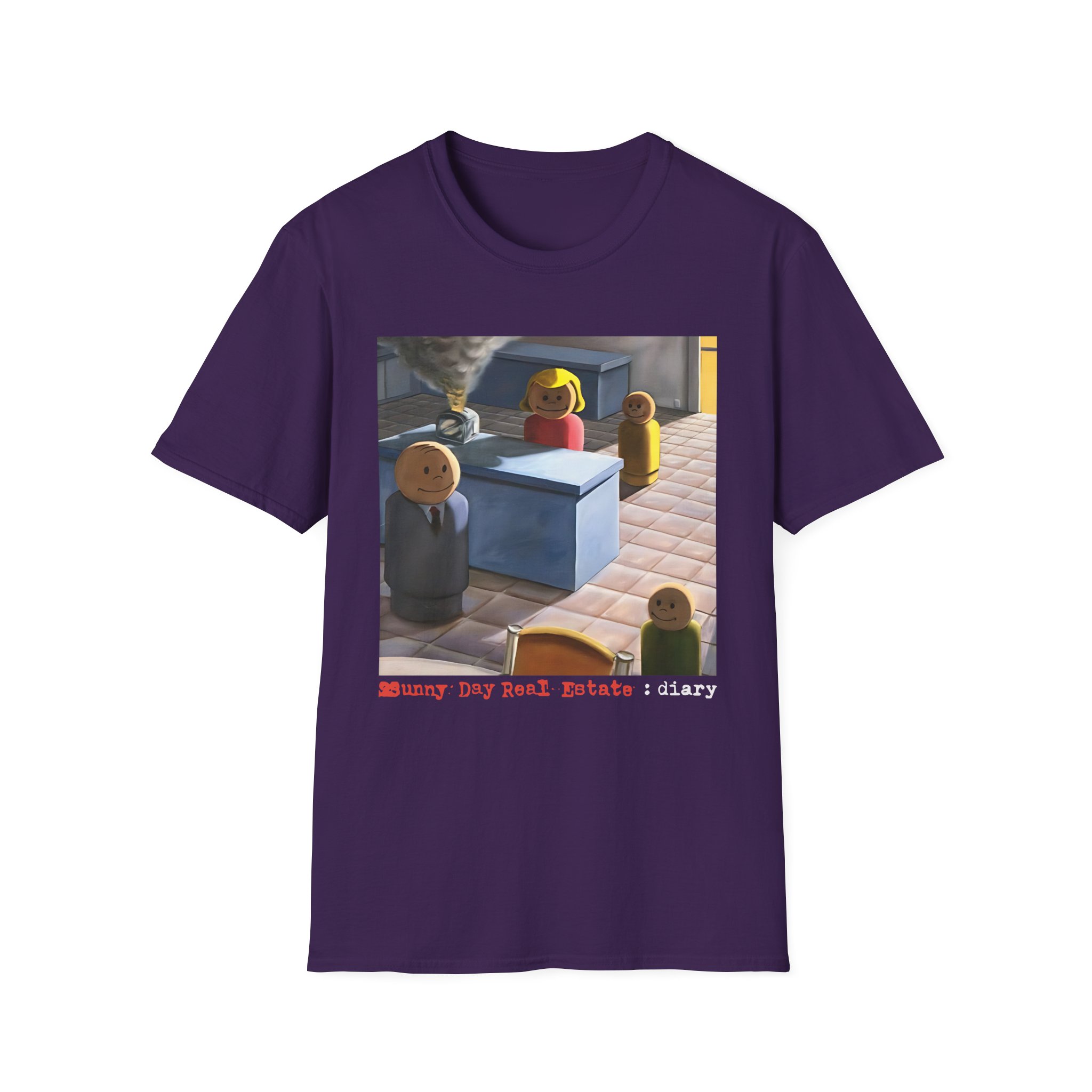 Sunny Day Real Estate Diary Lp Square Cover Unisex Softstyle T-Shirt