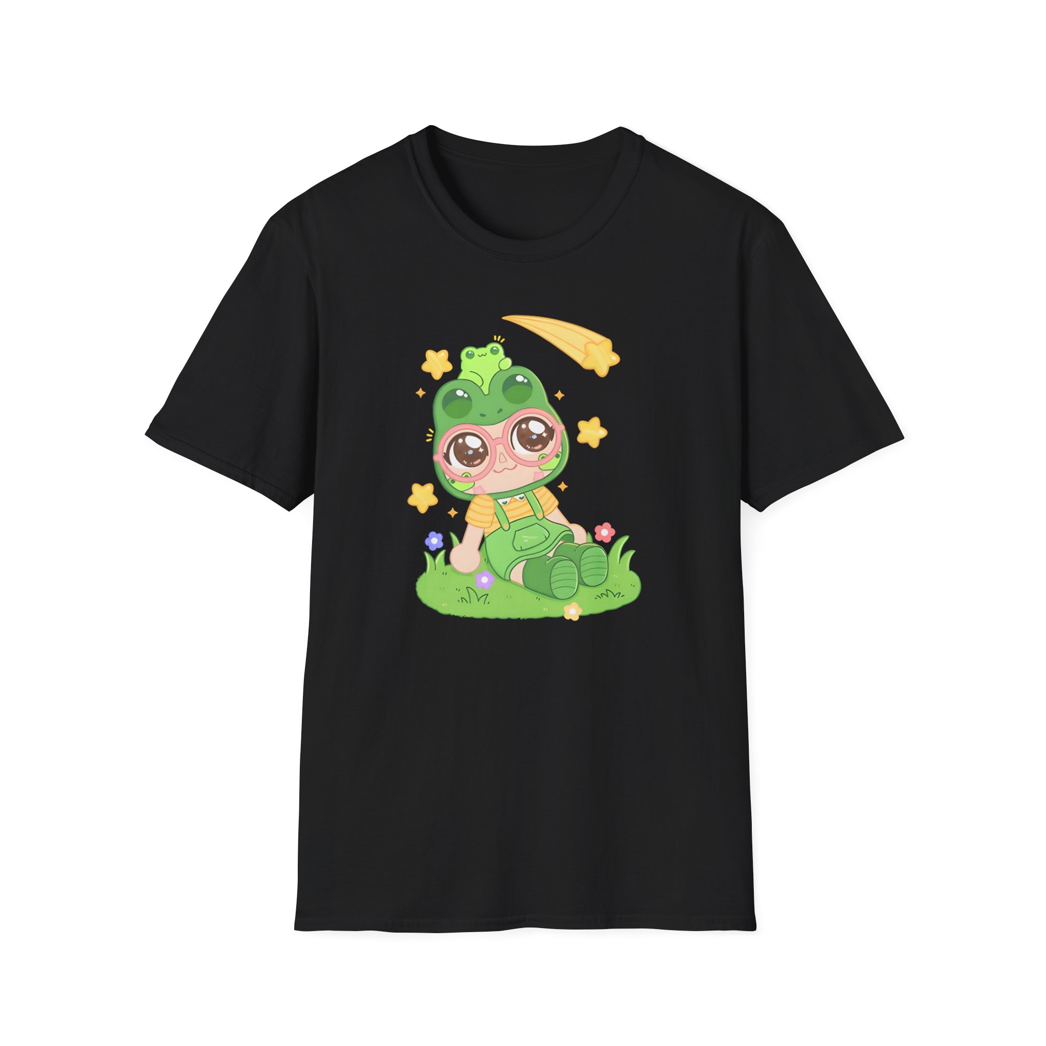 Froggy Crossing Shooting Star Unisex Softstyle T-Shirt