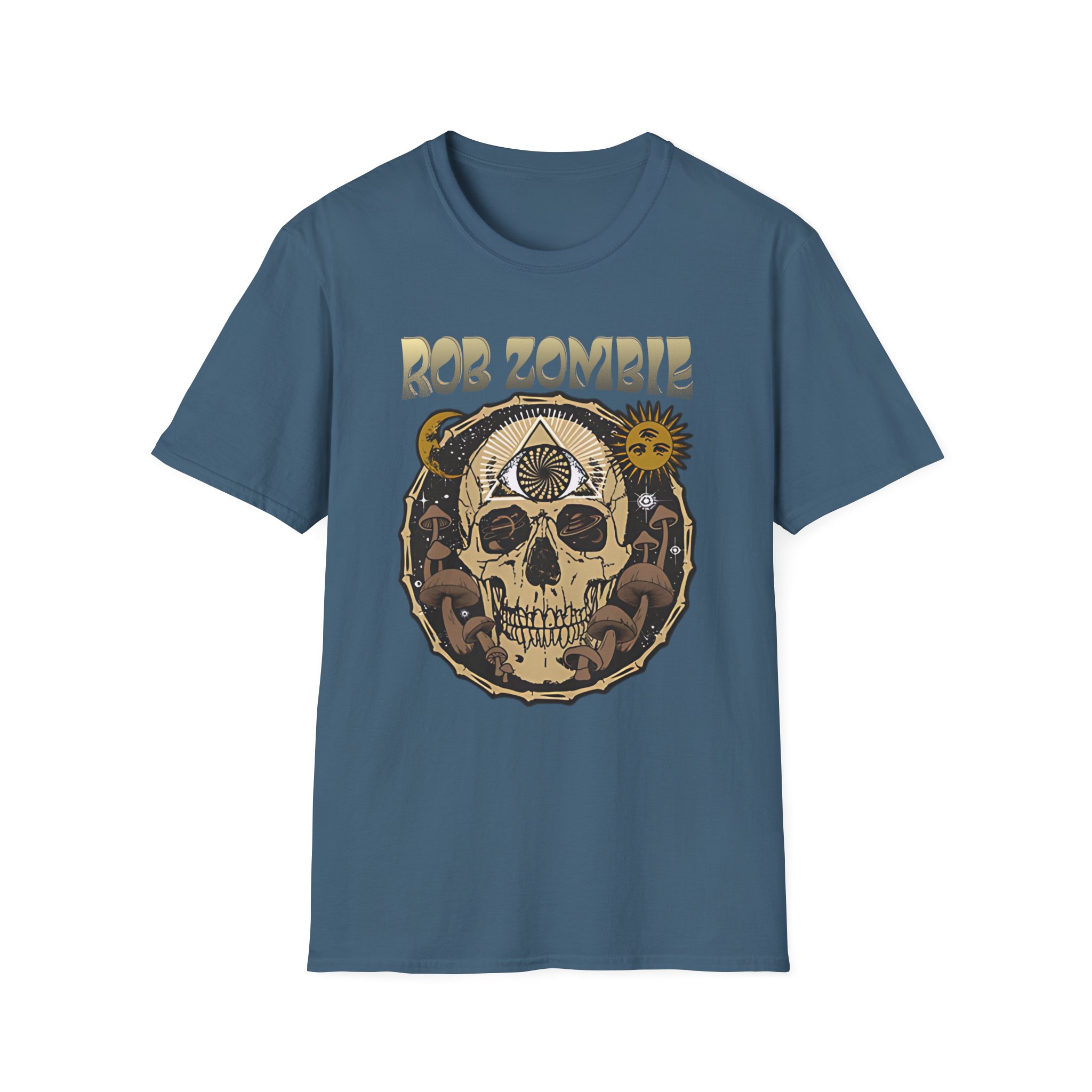 Rob Zombie Lsd Skull Unisex Softstyle T-Shirt
