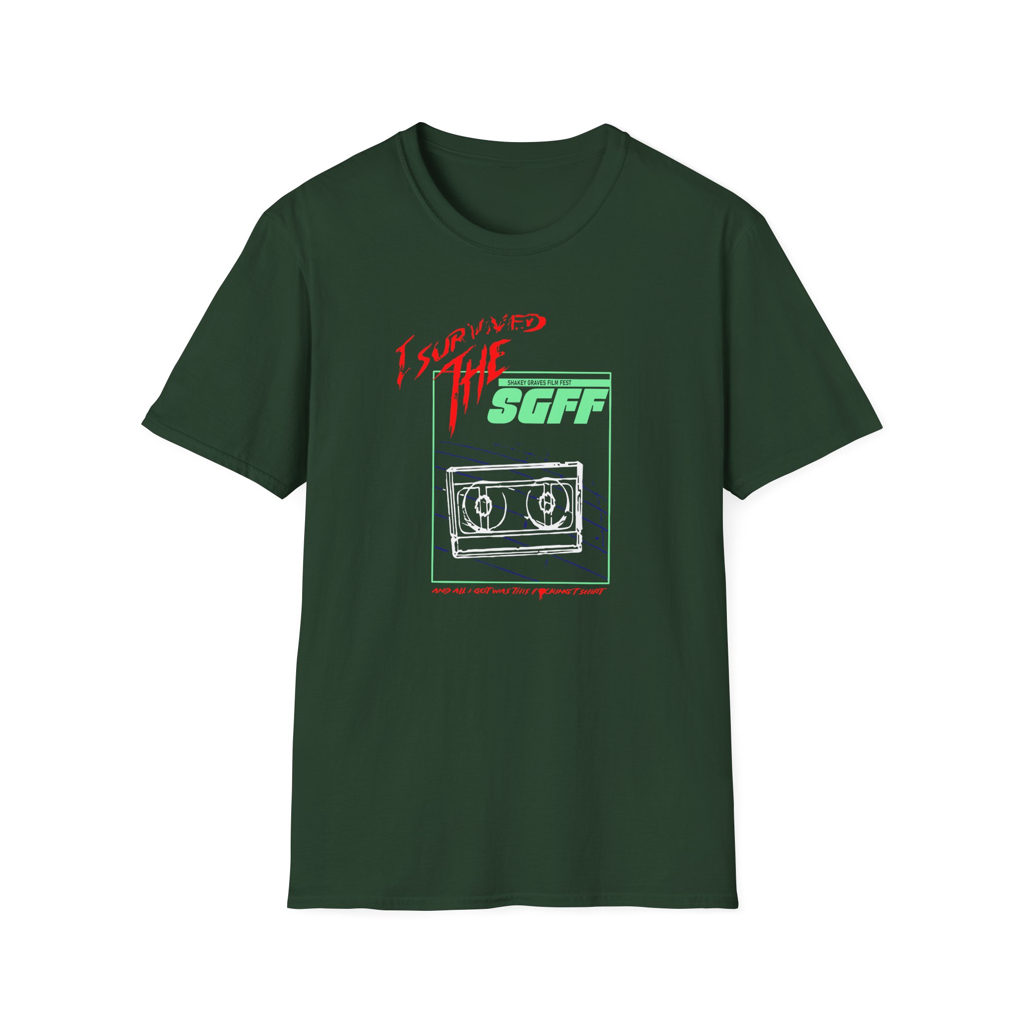 Shakey Graves Film Festival Unisex Softstyle T-Shirt