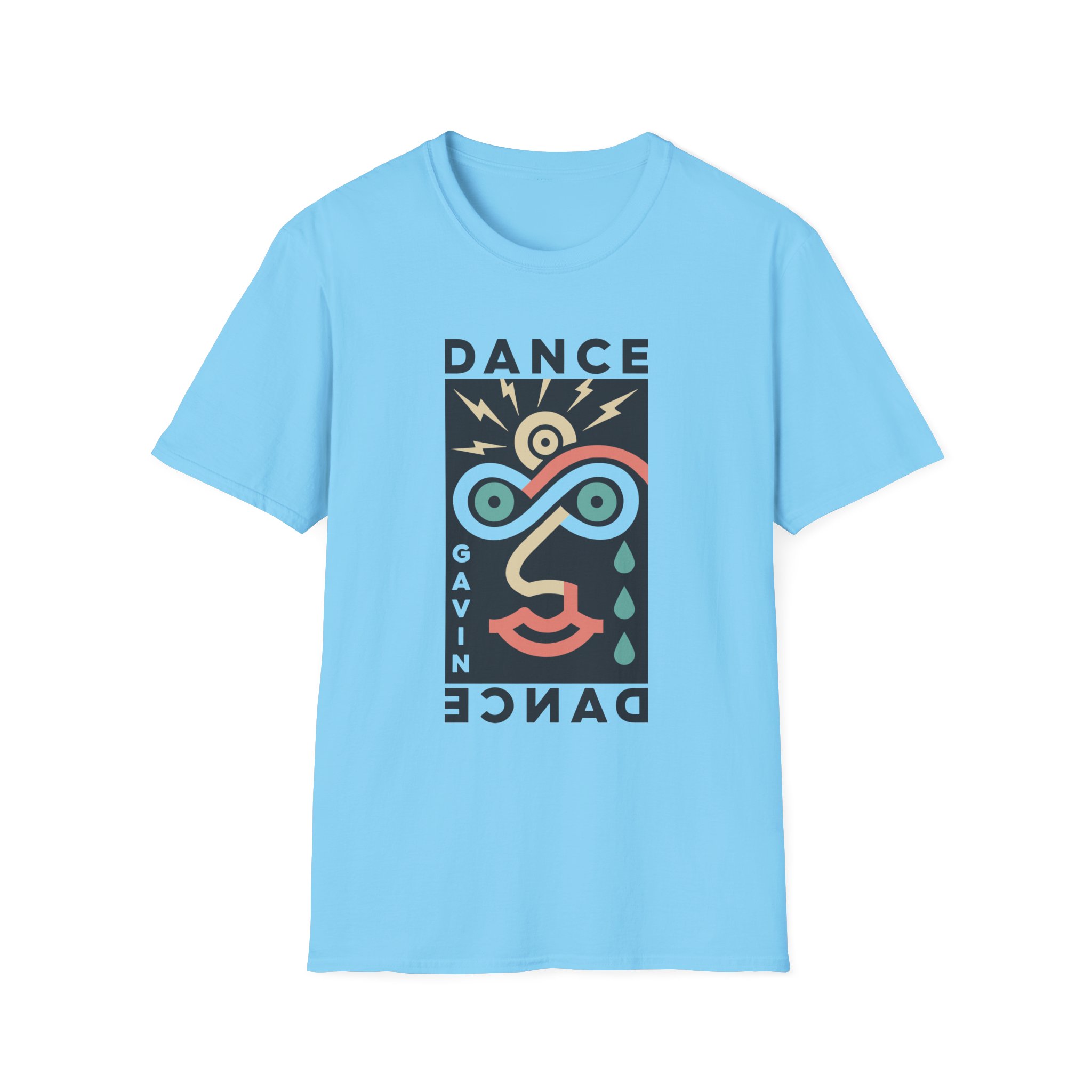 Dance Gavin Dance 8 Faces Unisex Softstyle T-Shirt