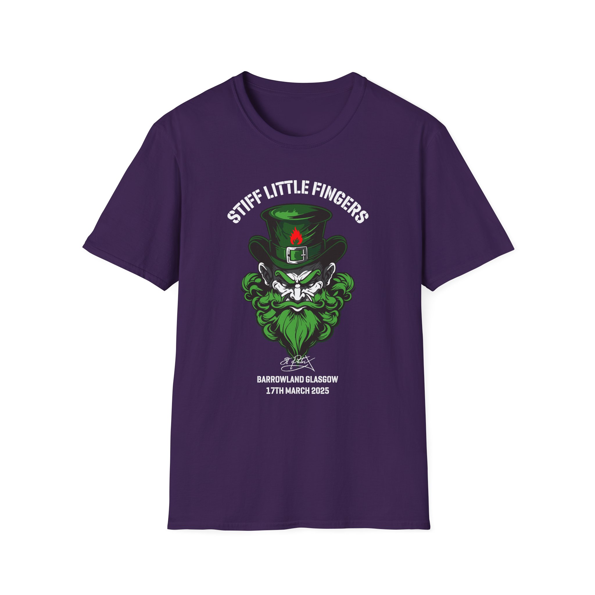 Stiff Little Fingers Barrowland 25 Unisex Softstyle T-Shirt