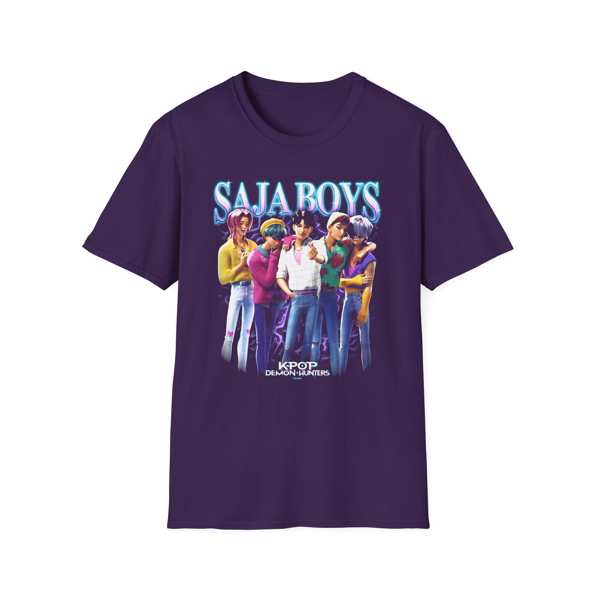 Kpop Demon Hunters Saja Boys Unisex Softstyle T-Shirt