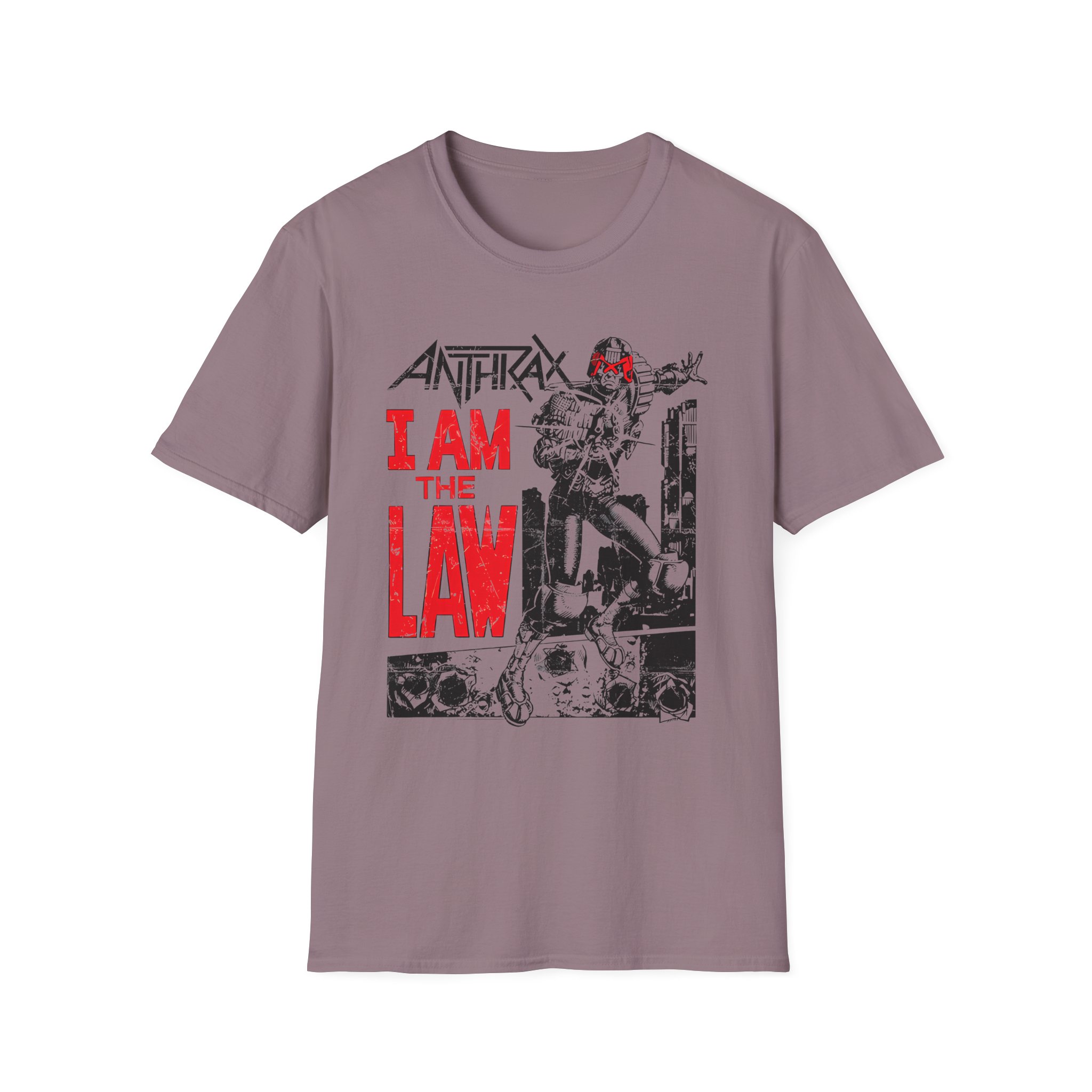 Anthrax I AM THE LAW Unisex Softstyle T-Shirt