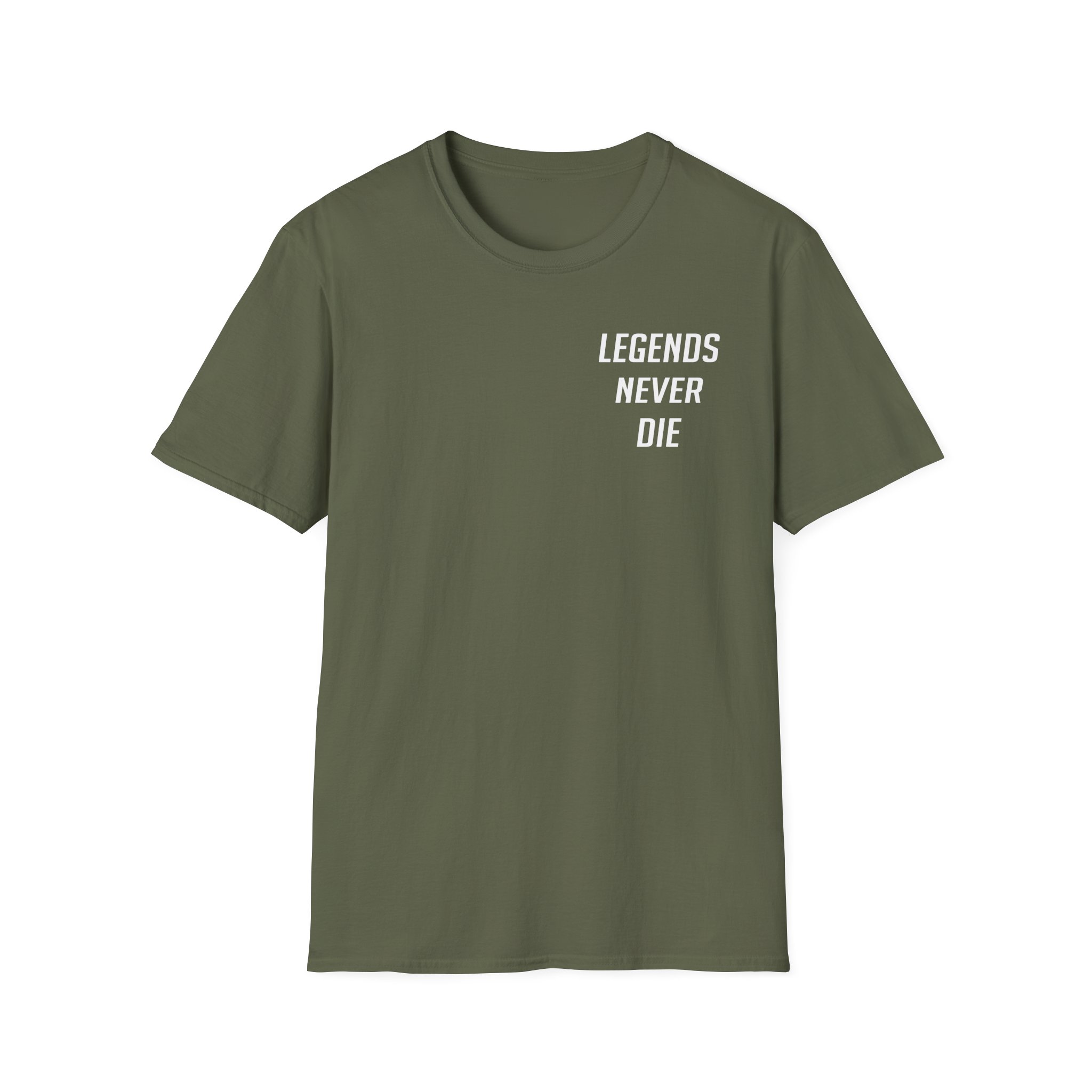 Teeqo Legends Never Die Unisex Softstyle T-Shirt