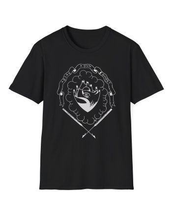 A Girl A Gun A Ghost unisex softstyle t-shirt