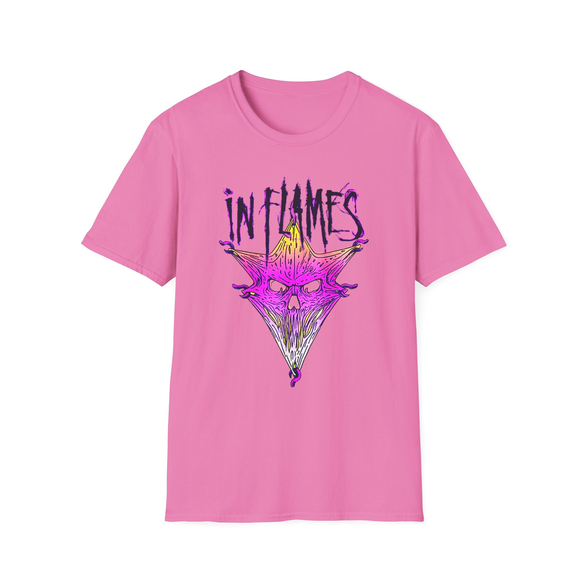 In Flames Pierced Jester Unisex Softstyle T-Shirt