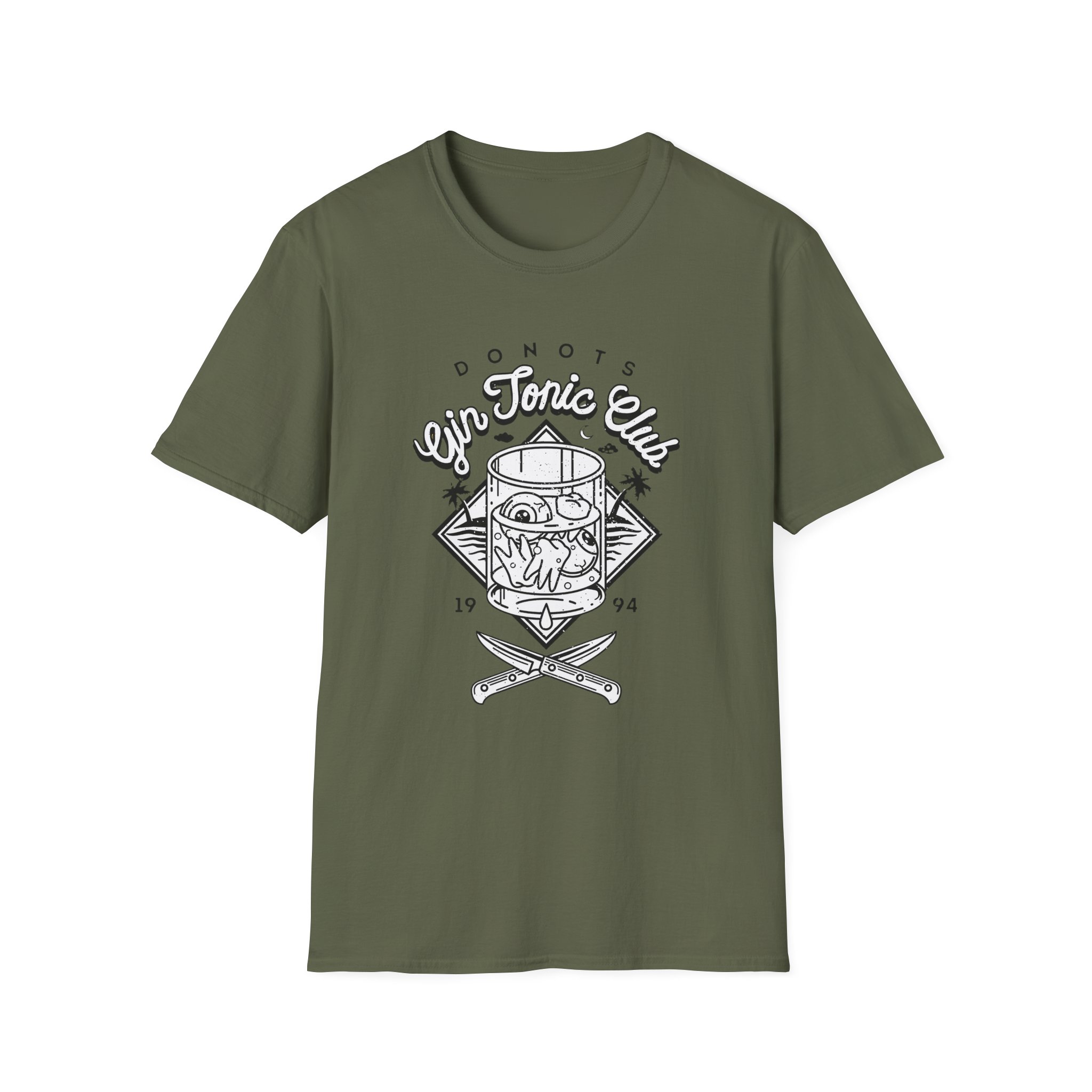 Donots Gin Tonic Club Unisex Softstyle T-Shirt