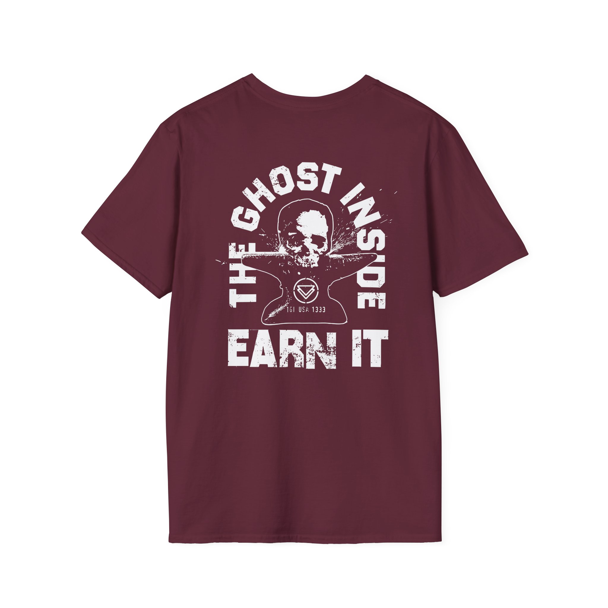 The Ghost Inside Anvil Skull Unisex Softstyle T-Shirt