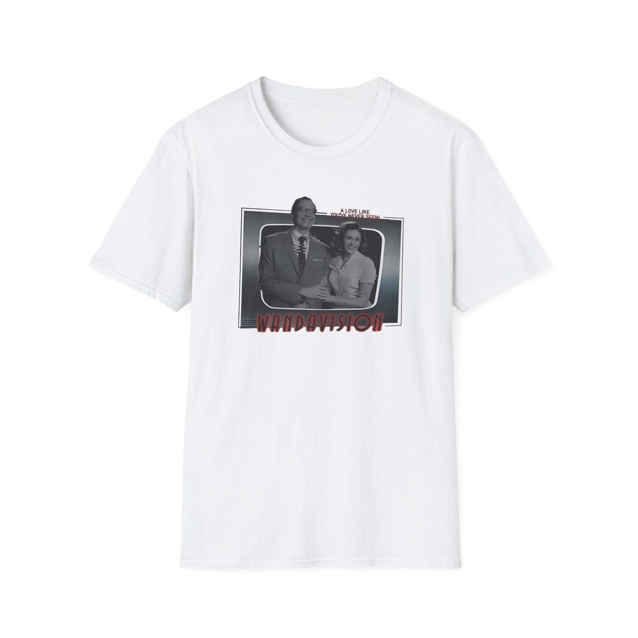 Marvel Wandavision Romantic Couple Unisex Softstyle T-Shirt