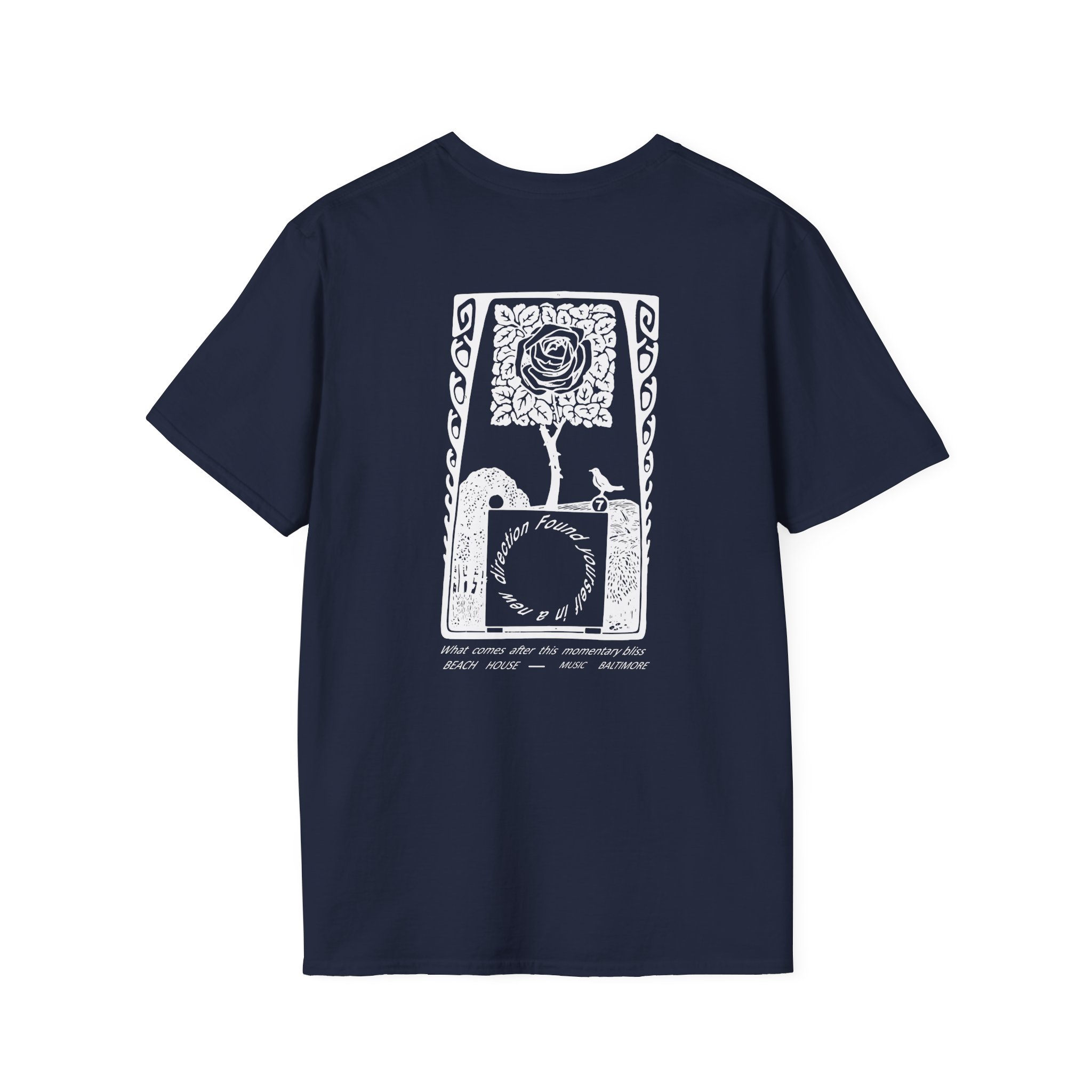 Beach House rose Unisex Softstyle T-Shirt