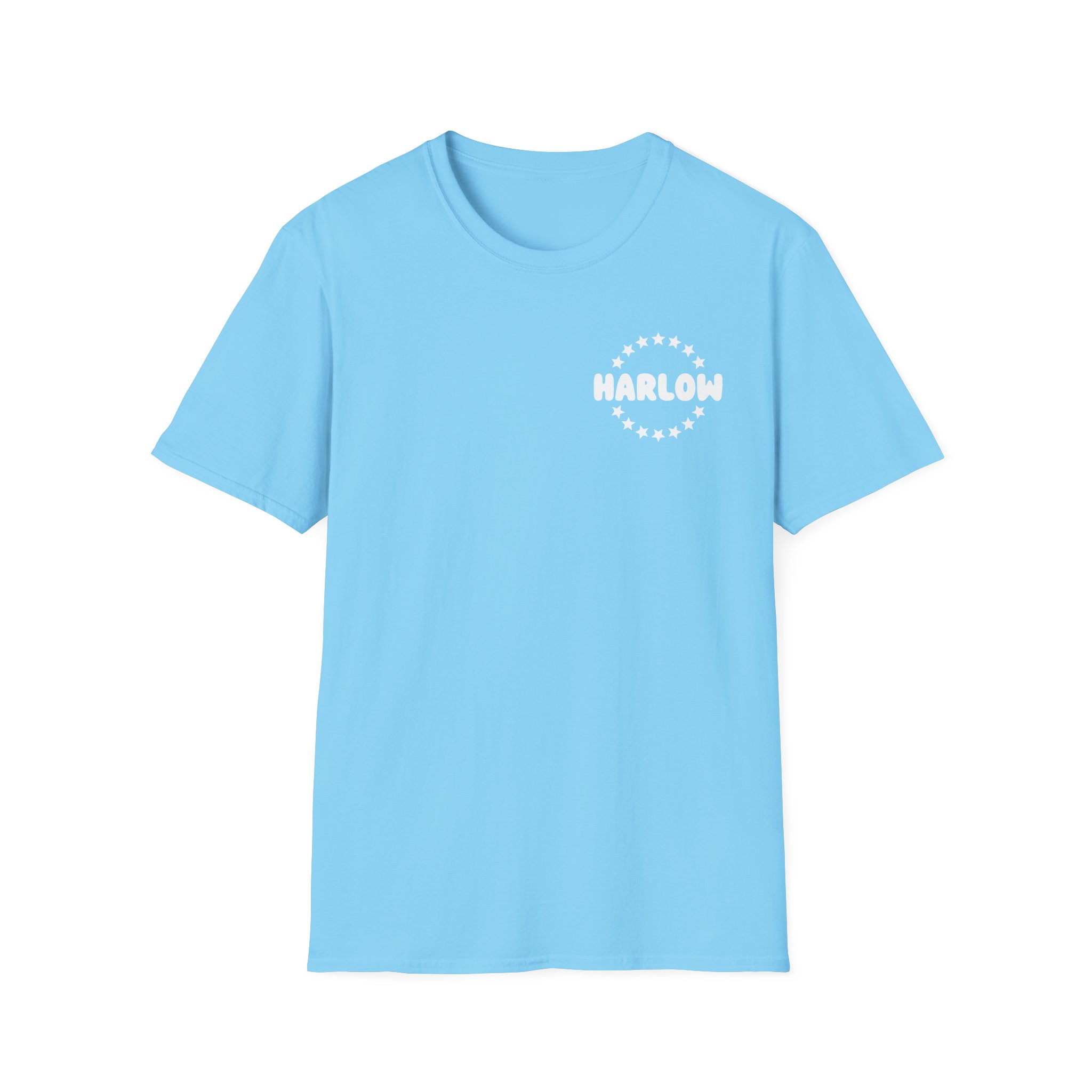 Harlow and Popcorn Unisex Softstyle T-Shirt