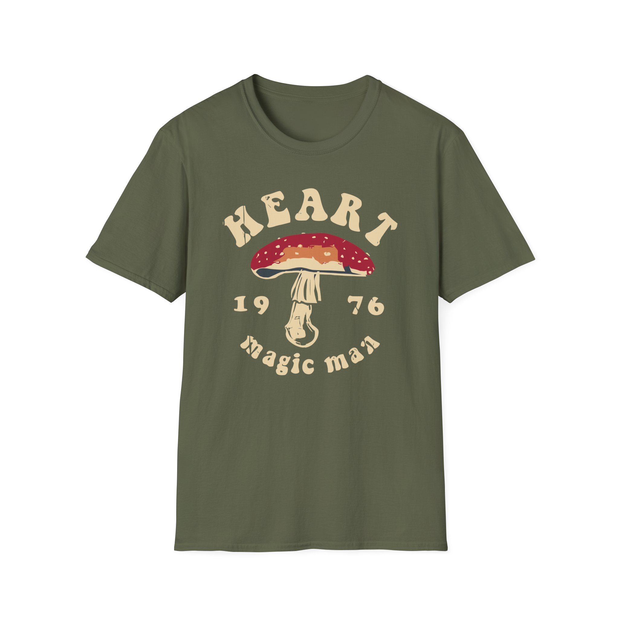 Heart Band Unisex Softstyle T-Shirt
