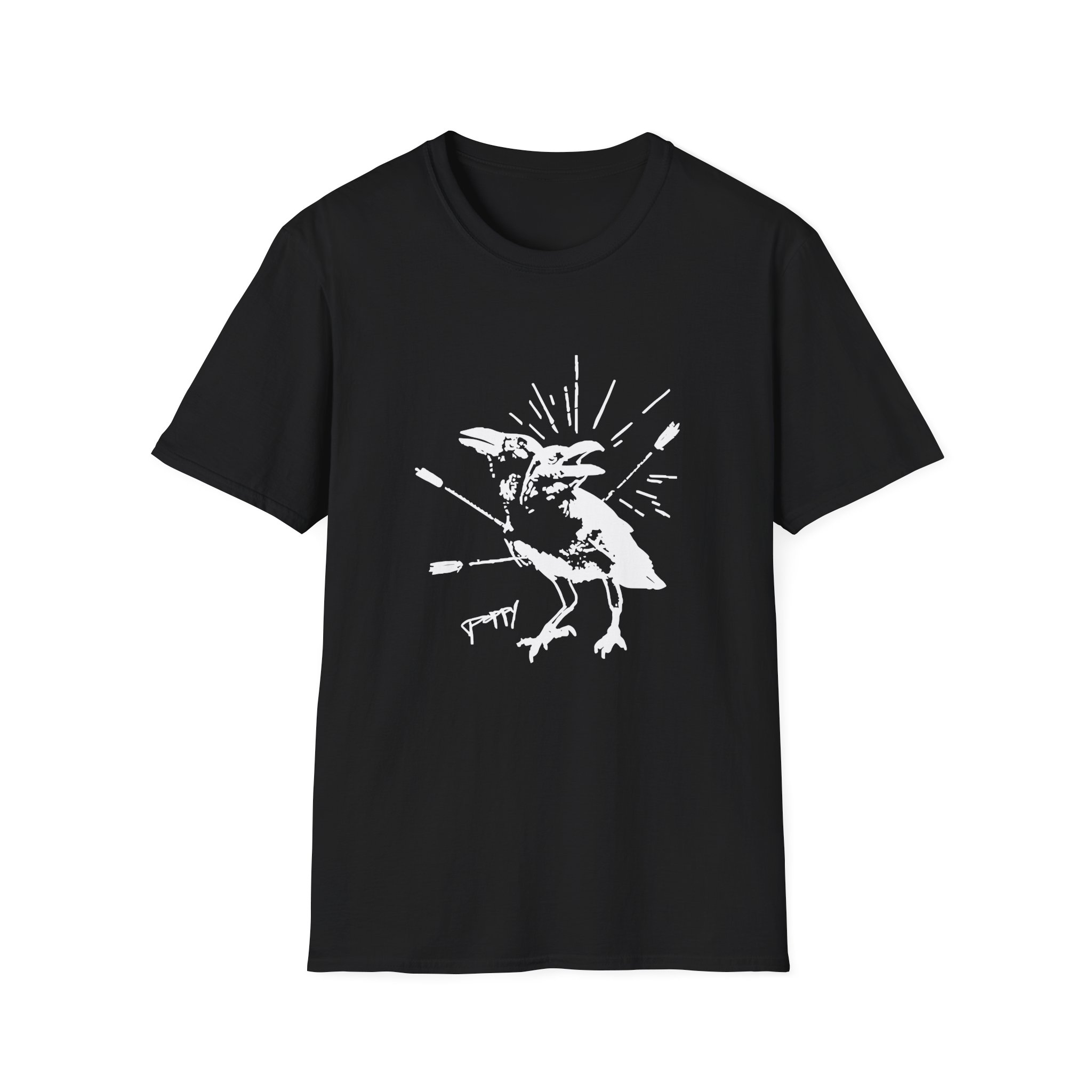 Poppy Coward Birds Unisex Softstyle T-Shirt