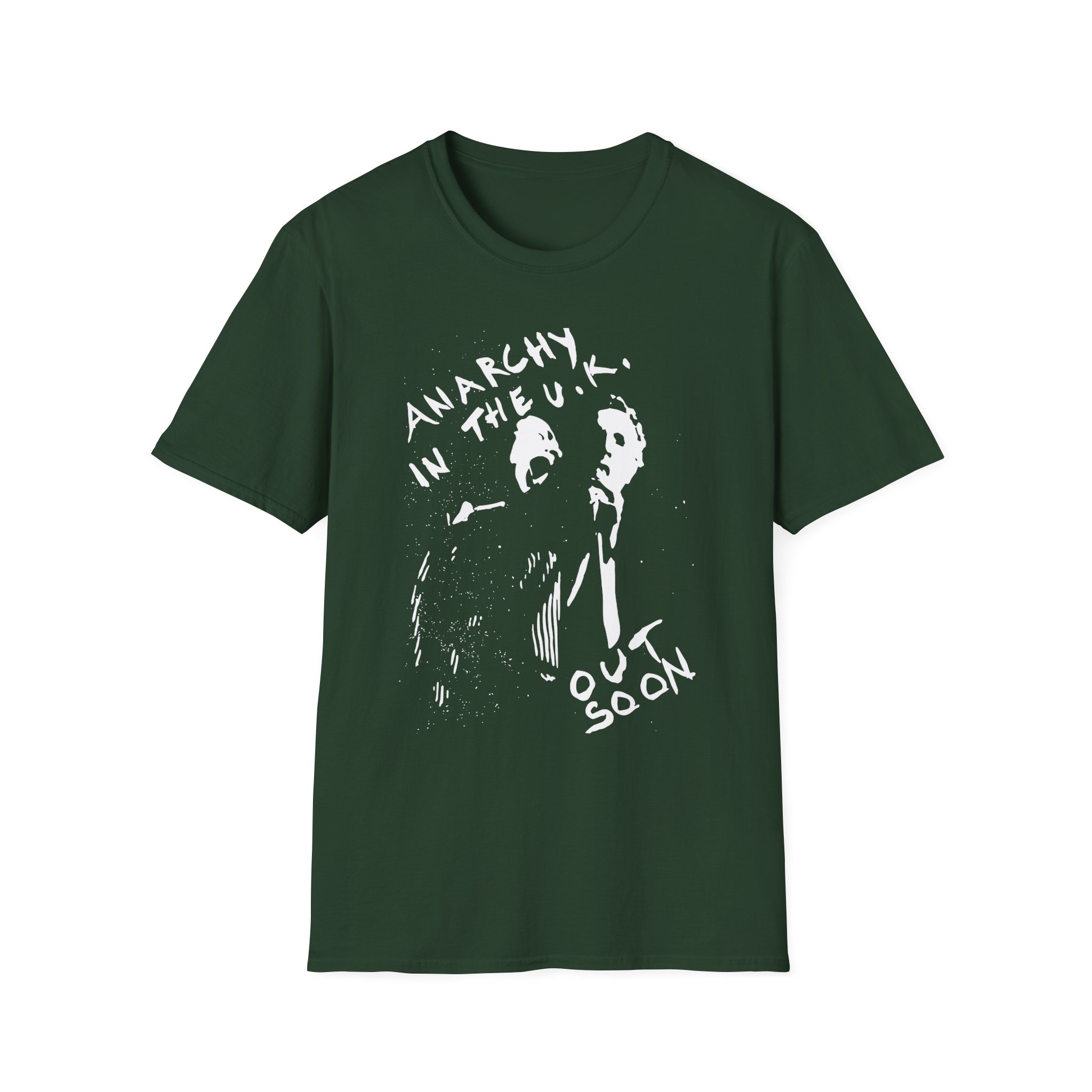 SP Anarchy in the Uk Out Soon Unisex Softstyle T-Shirt