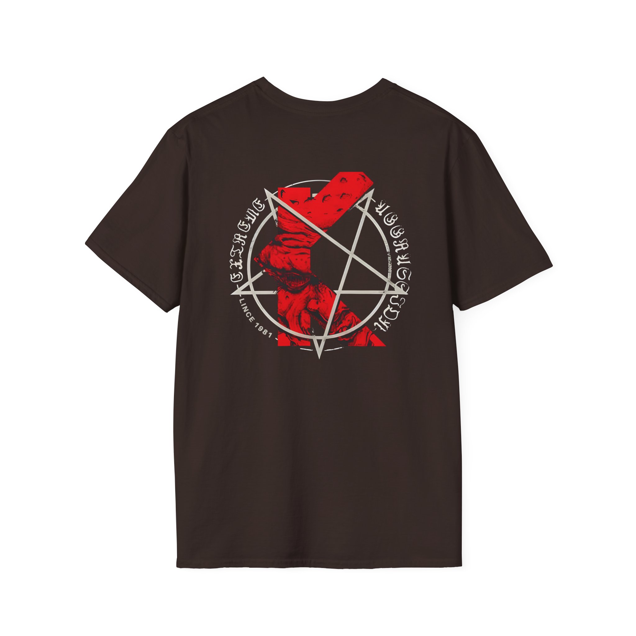 Kreator K-line Pentagram Unisex Softstyle T-Shirt