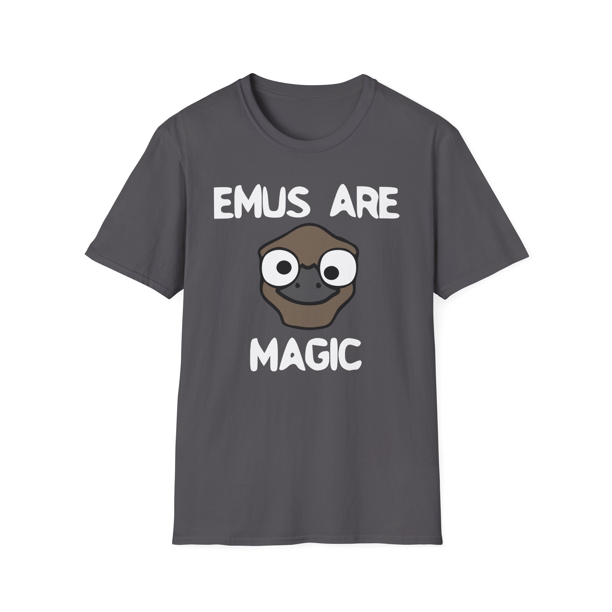 Oversimplified Emus Are Magic Unisex Softstyle T-Shirt