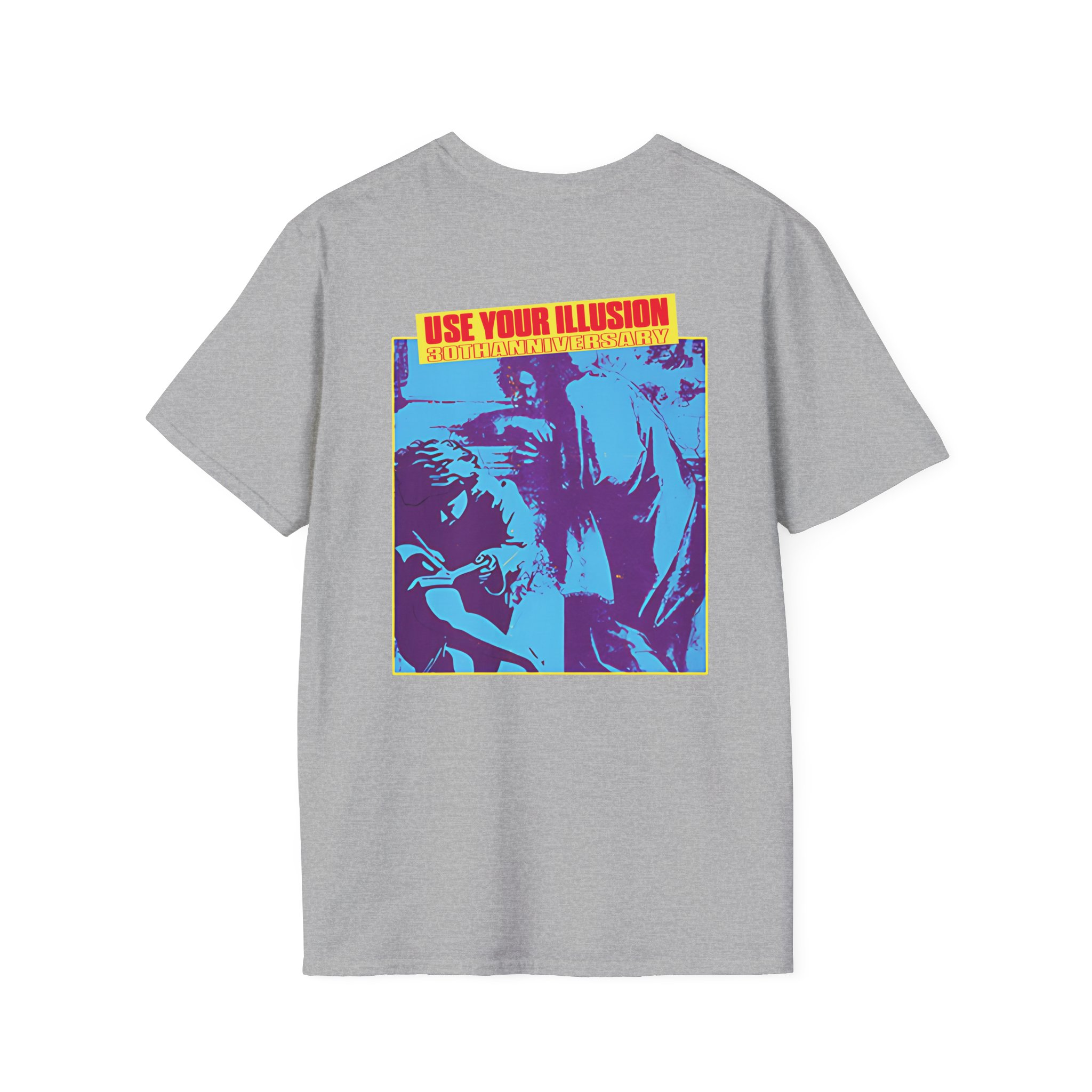 Guns N Roses 30th Anniversary Use Your Illusion Unisex Softstyle T-Shirt