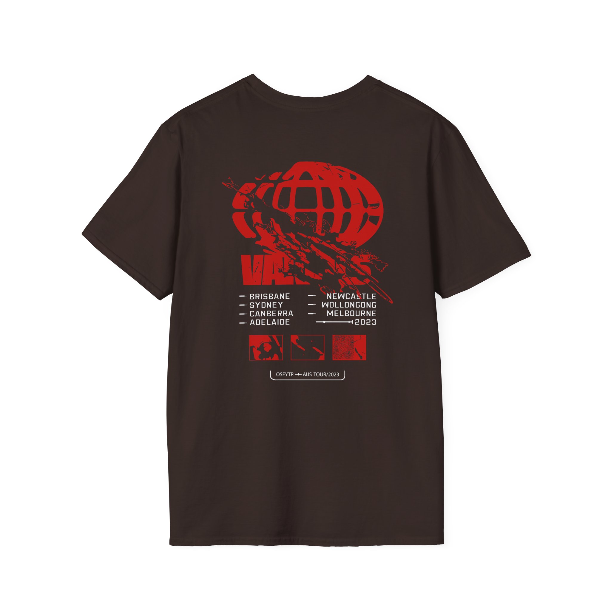 Varials Australian Tour Unisex Softstyle T-Shirt