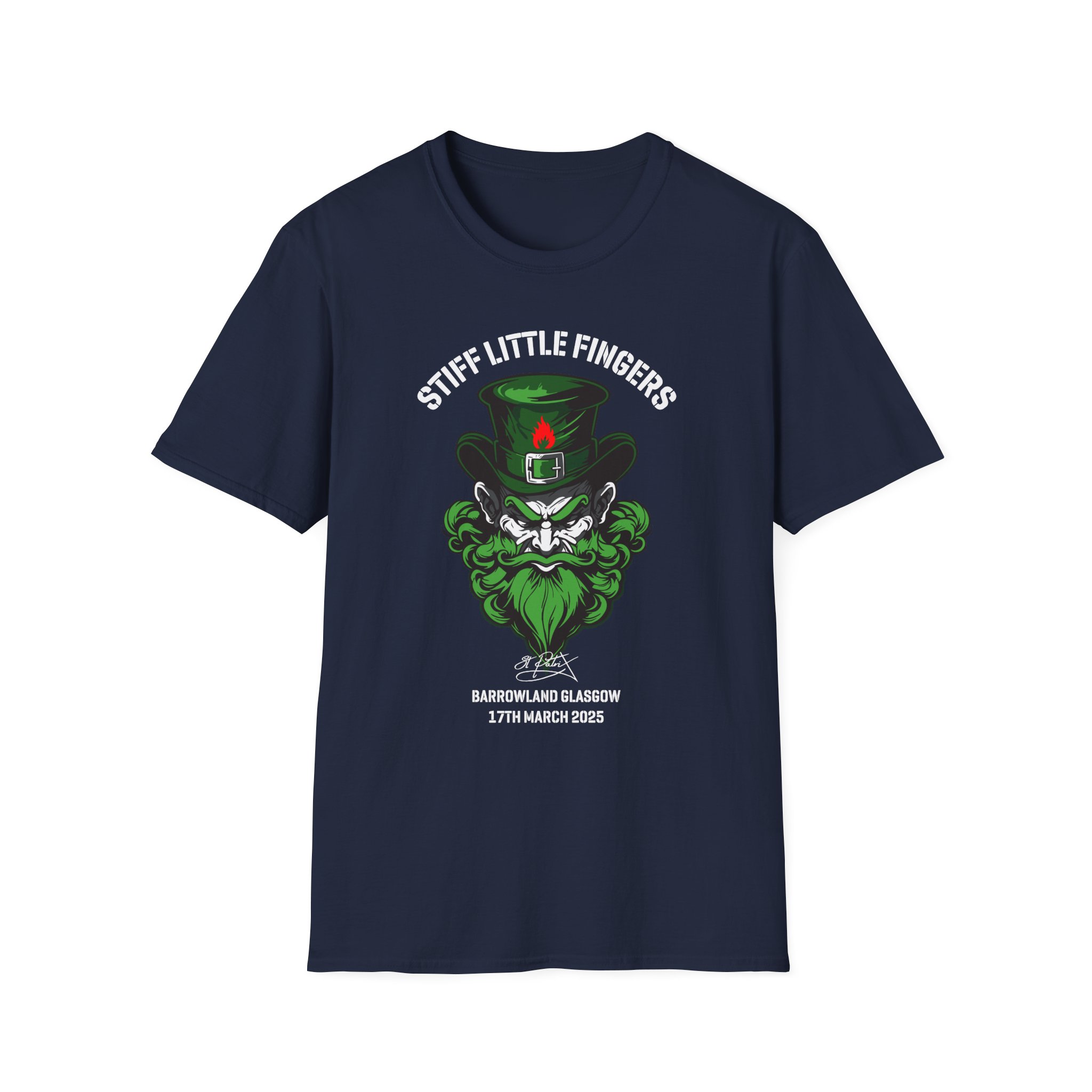 Stiff Little Fingers Barrowland 25 Unisex Softstyle T-Shirt