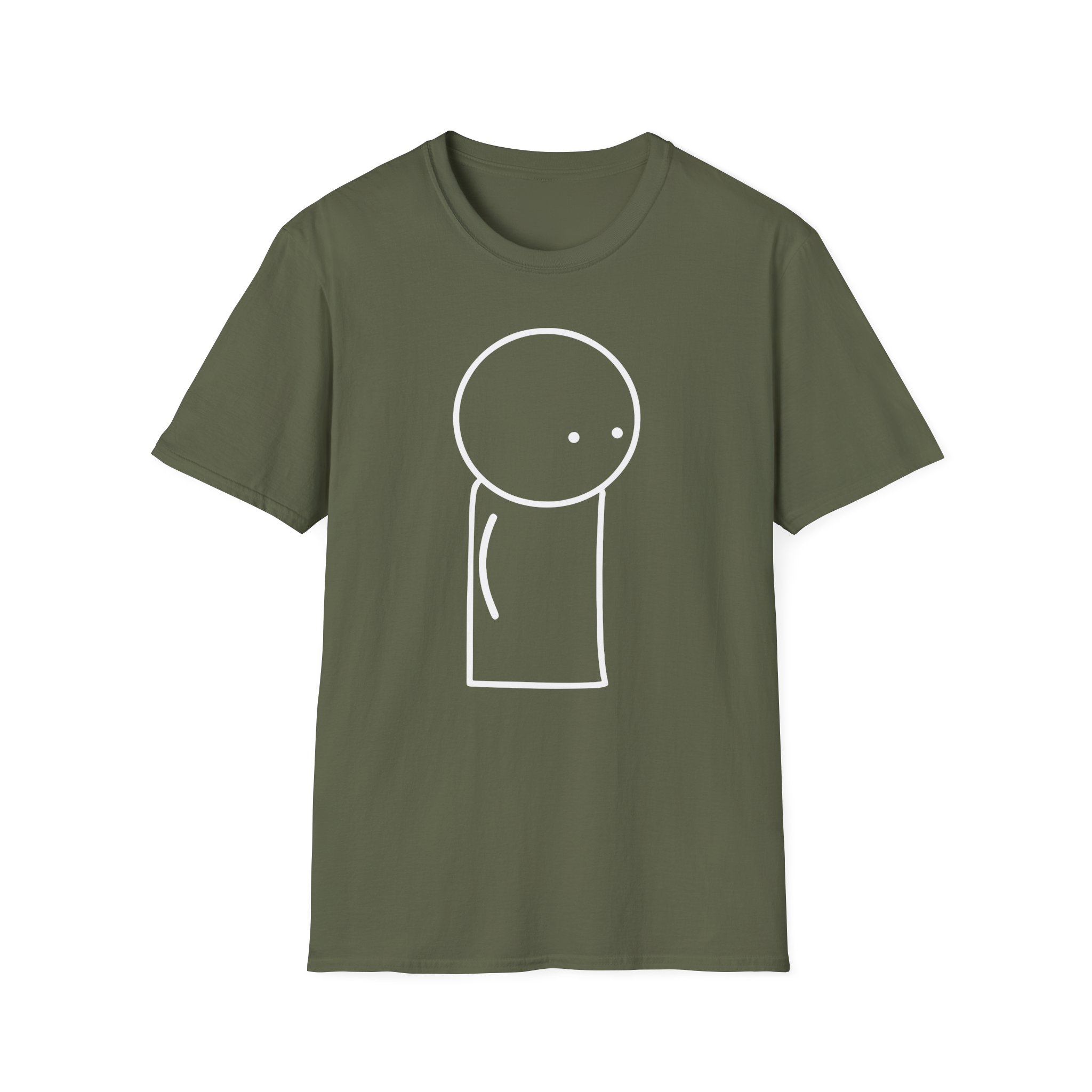Oversimplified Character Unisex Softstyle T-Shirt