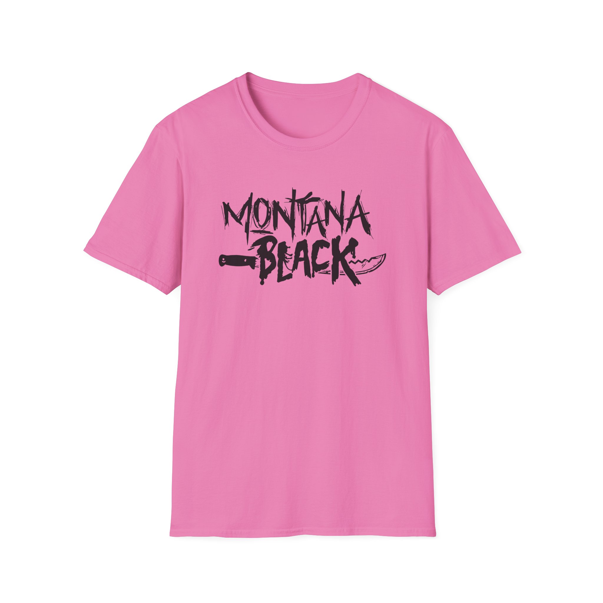 Montana Black Unisex Softstyle T-Shirt
