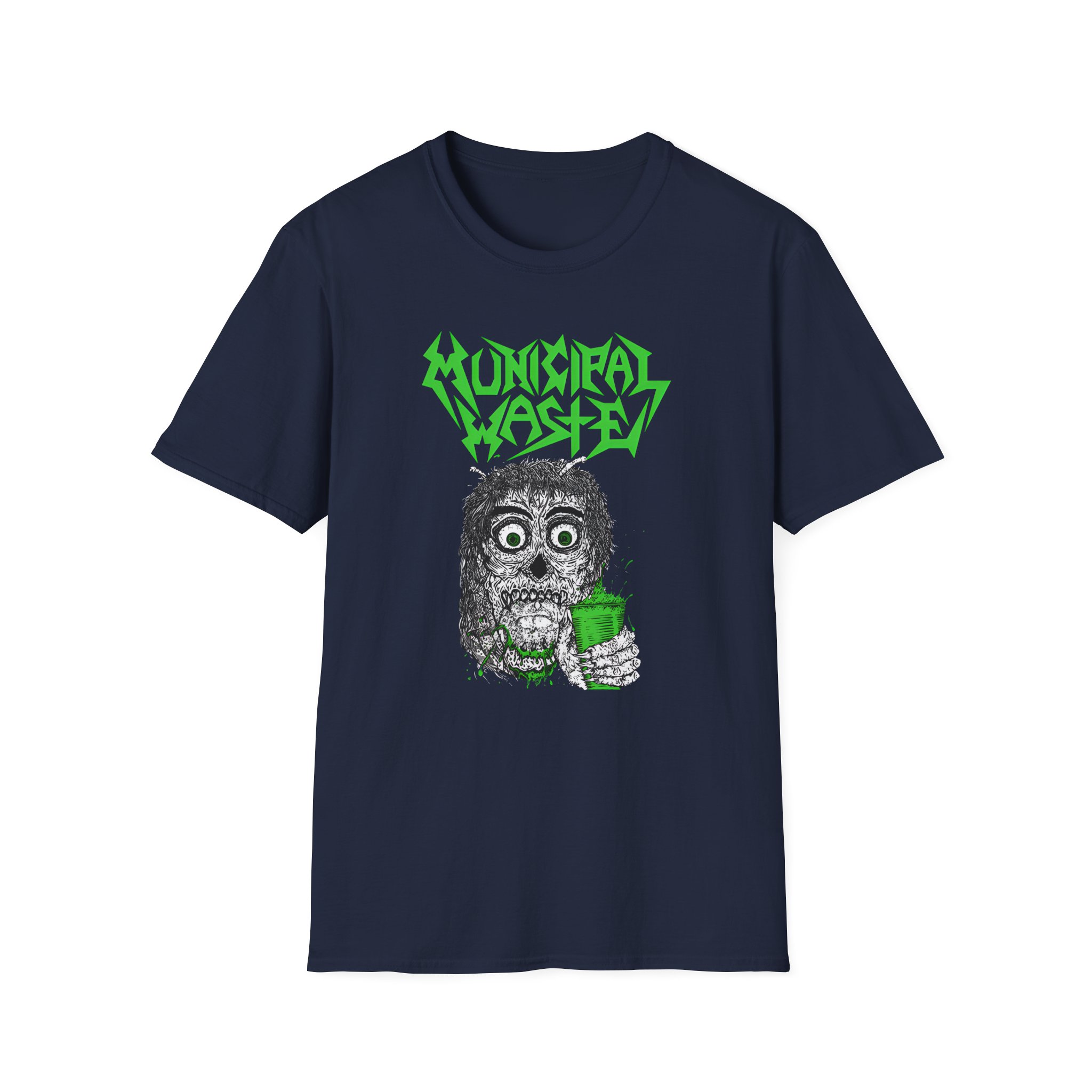 Municipal Waste Beer Zombie Unisex Softstyle T-Shirt