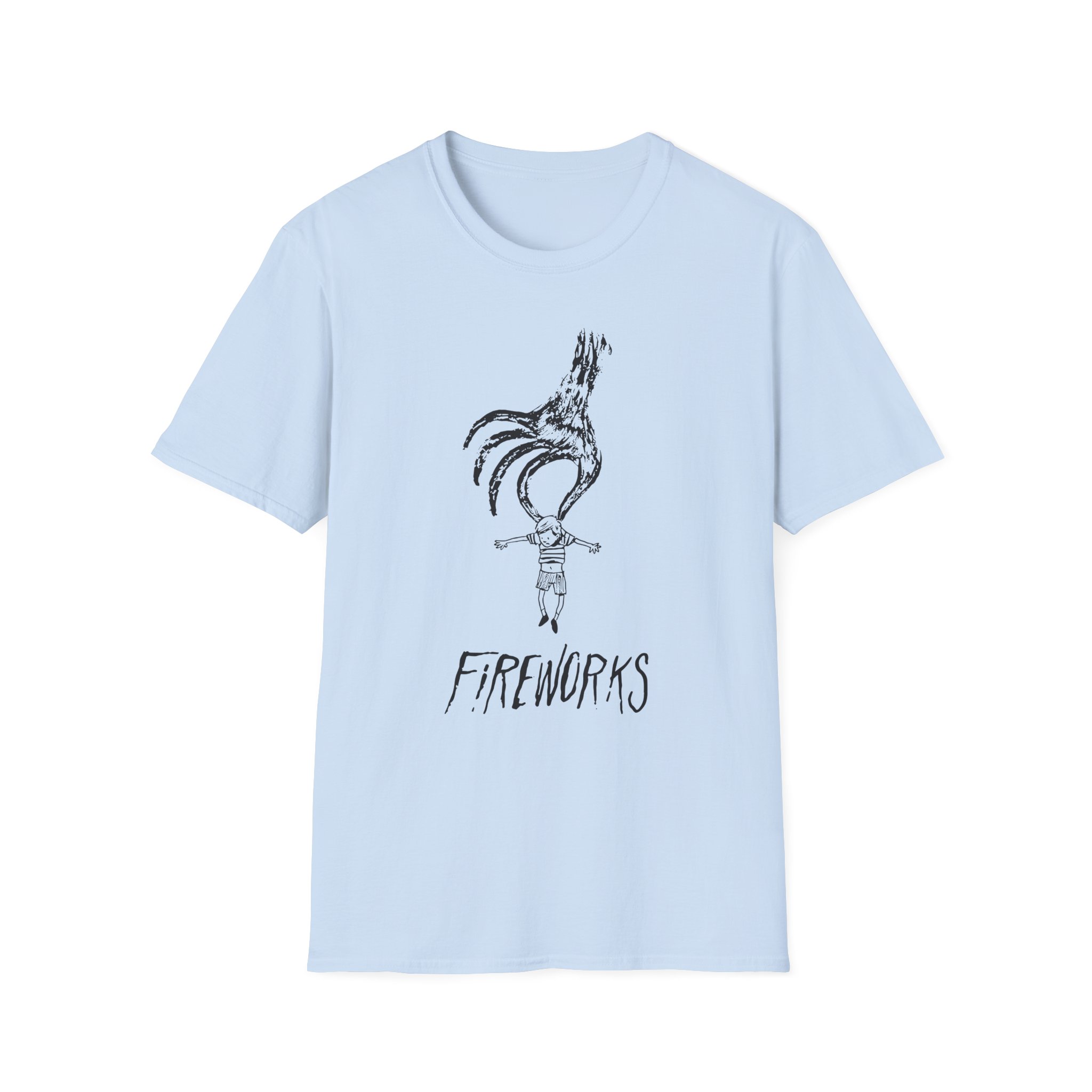 Fireworks Hand Unisex Softstyle T-Shirt