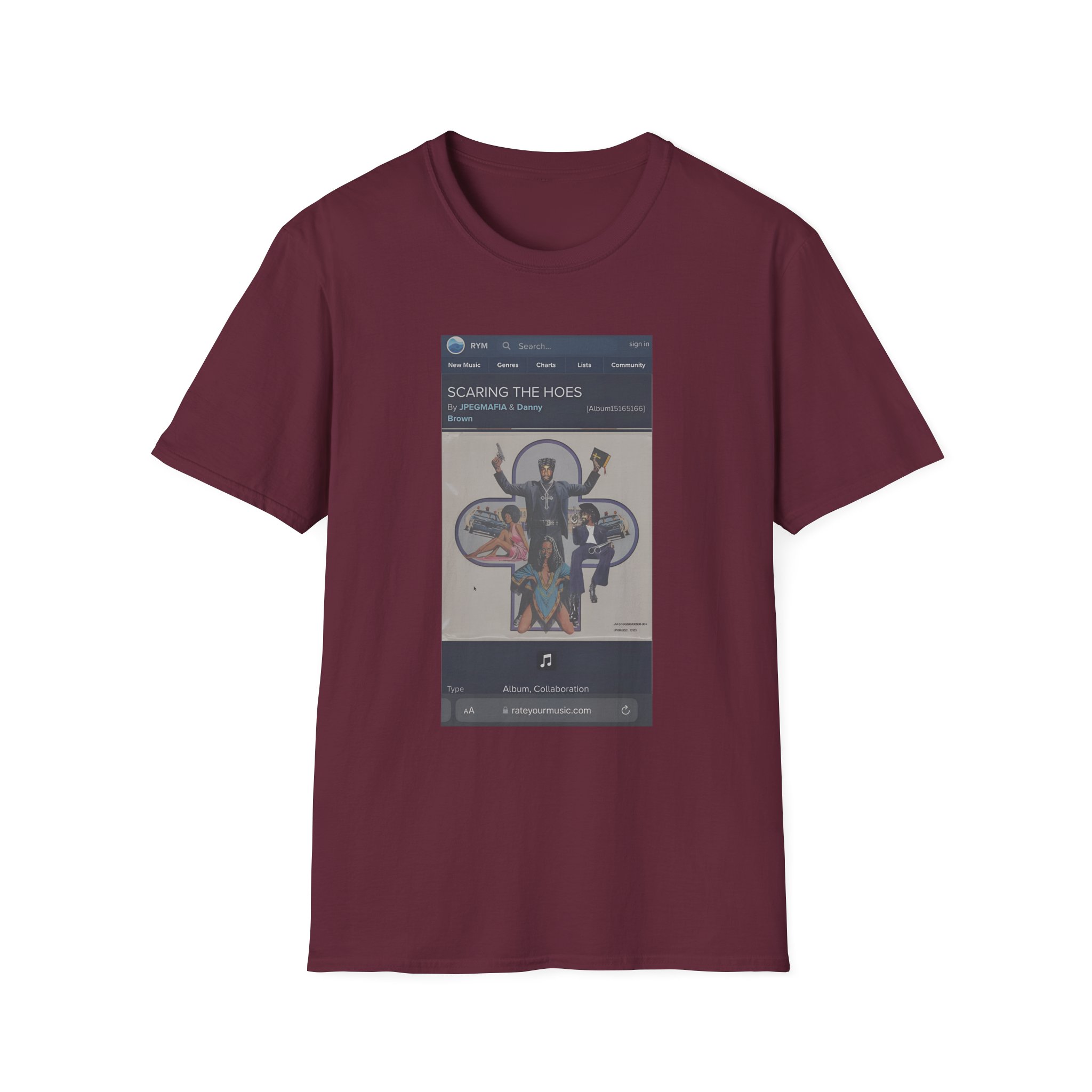 Jpegmafia RYM Hoes Unisex Softstyle T-Shirt