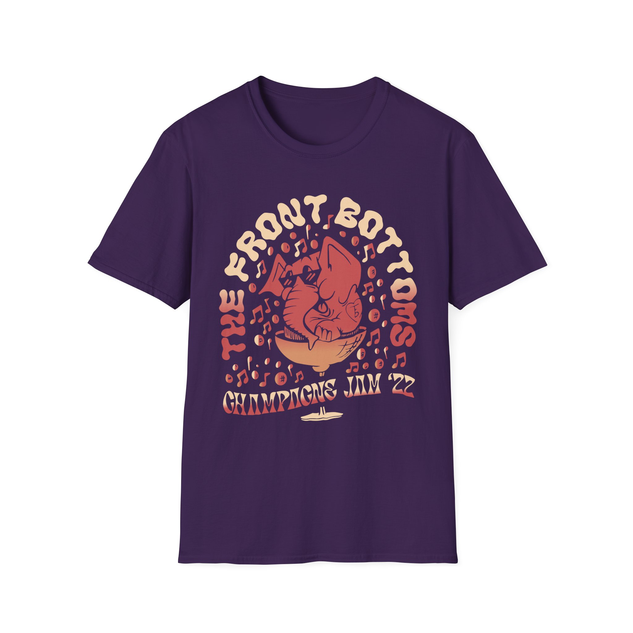 The Front Bottoms Champagne Jam 2022 Unisex Softstyle T-Shirt