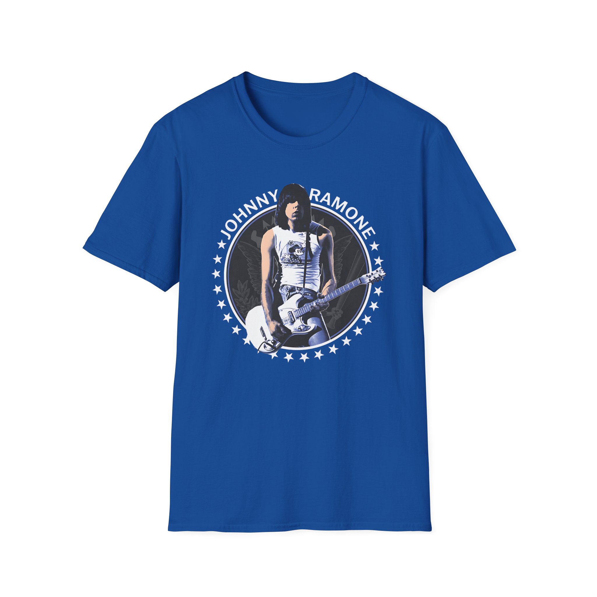 Johnny Ramone Seal Unisex Softstyle T-Shirt