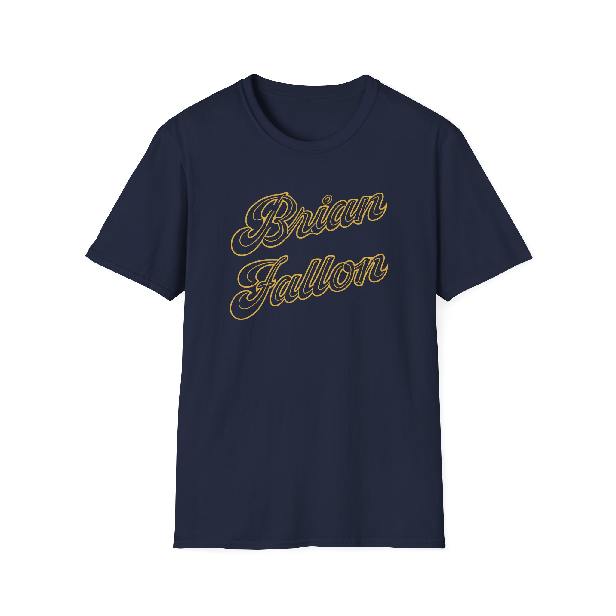 Brian Fallon Gold Text Unisex Softstyle T-Shirt