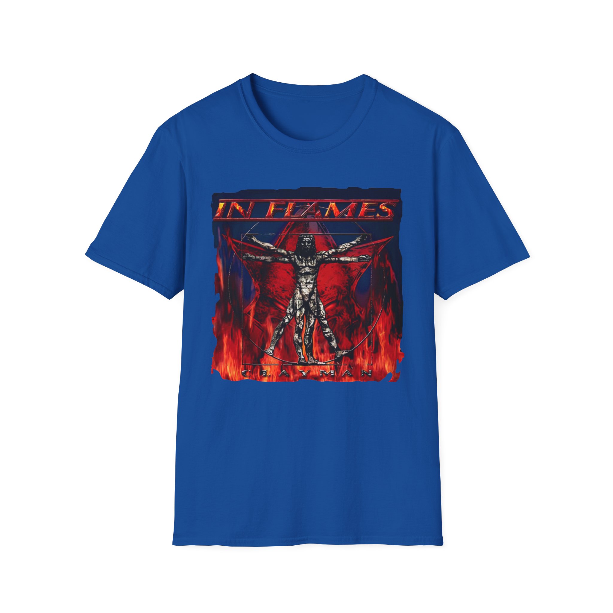 In Flames Clayman Album Art Unisex Softstyle T-Shirt