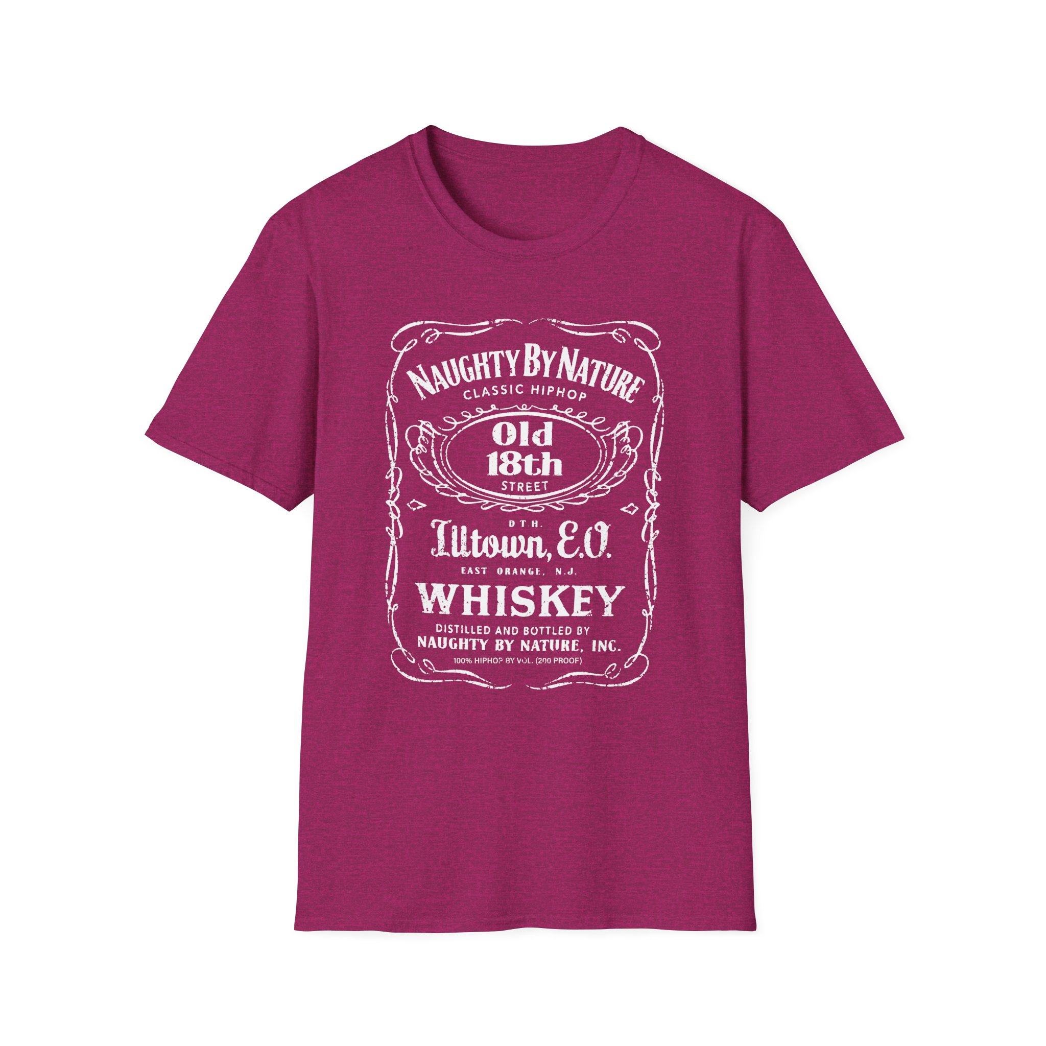 Naughty by Nature Old 18th St. Illtown Whiskey Unisex Softstyle T-Shirt