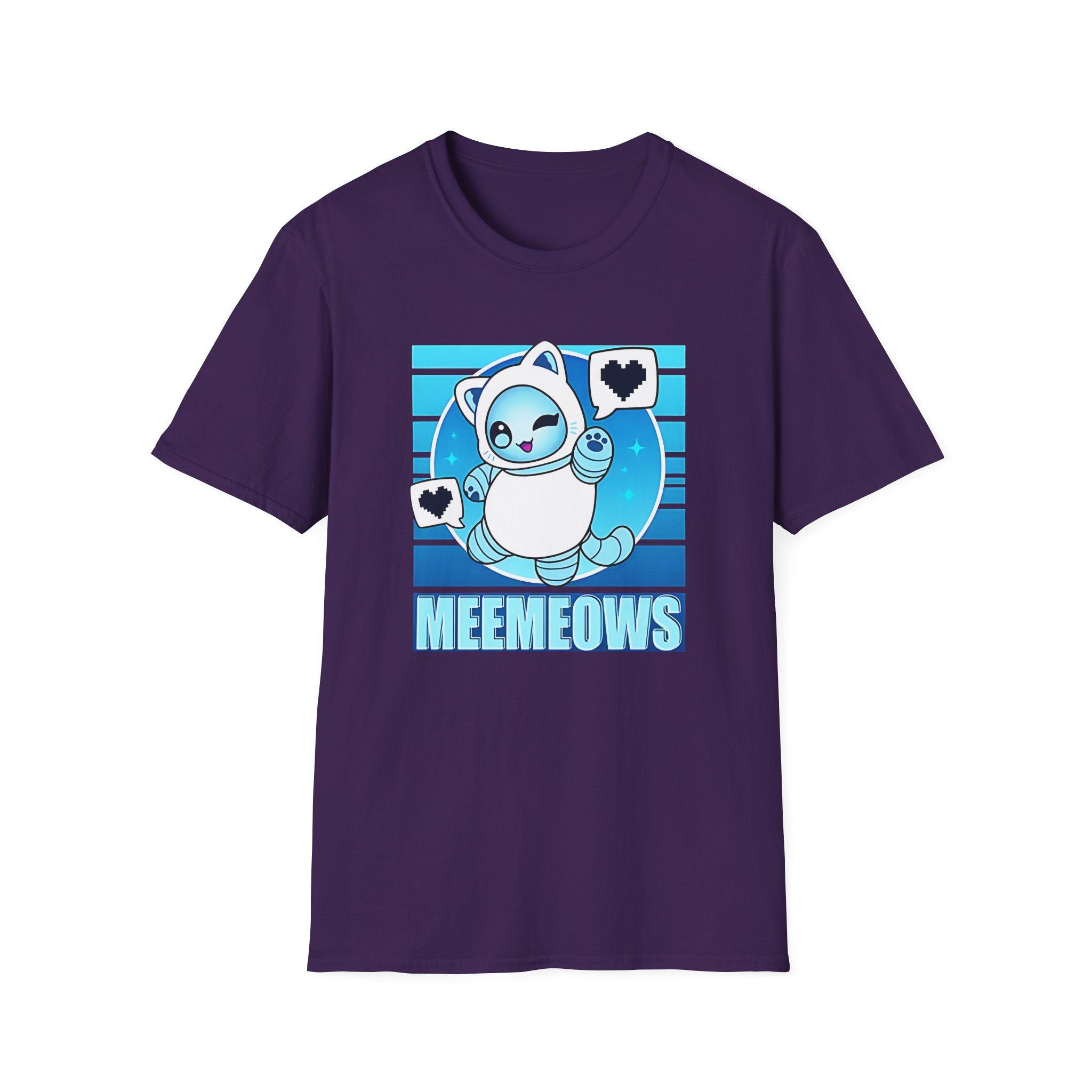 Aphmau Robot Cat Unisex Softstyle T-Shirt