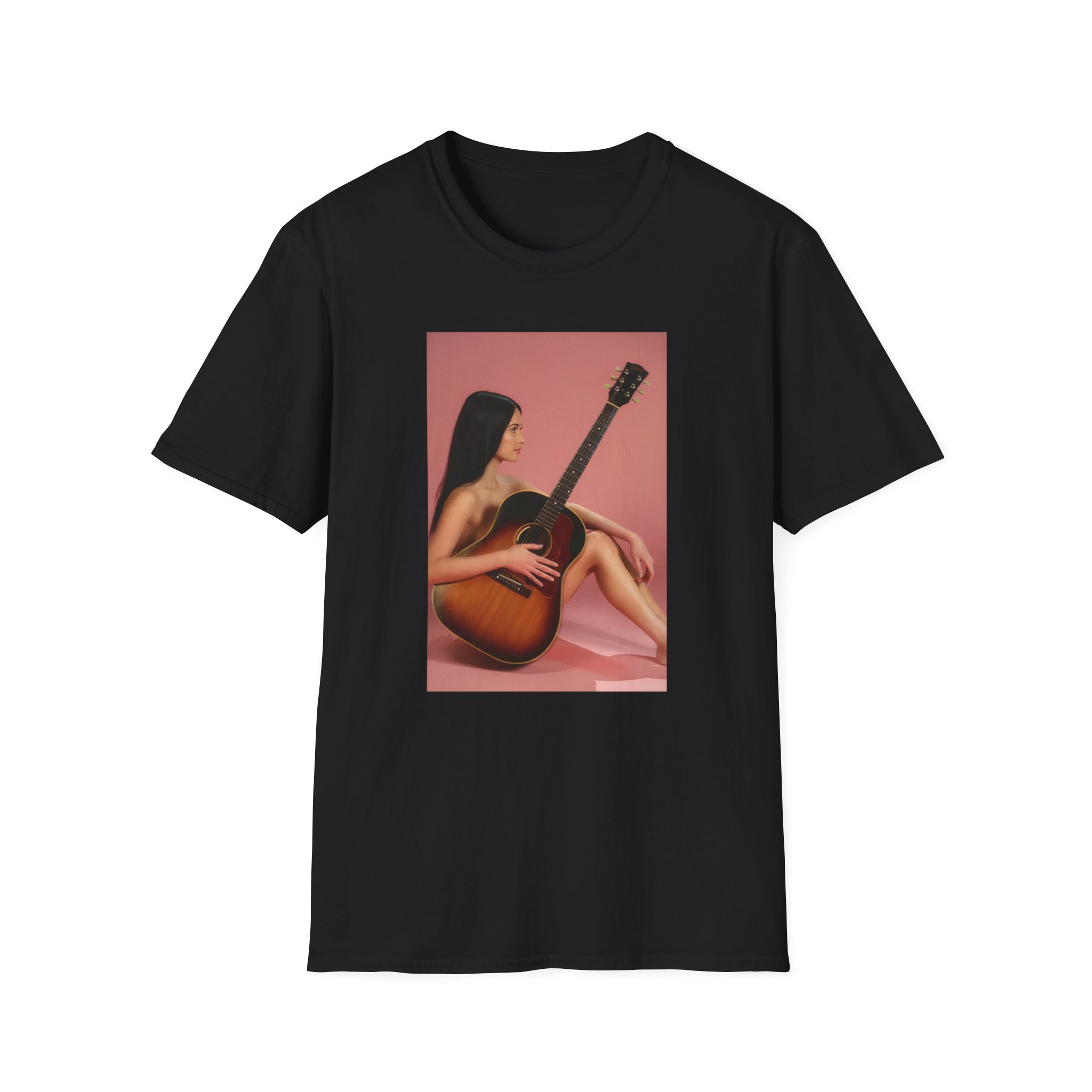 Kacey Musgraves Guitar Photo Unisex Softstyle T-Shirt