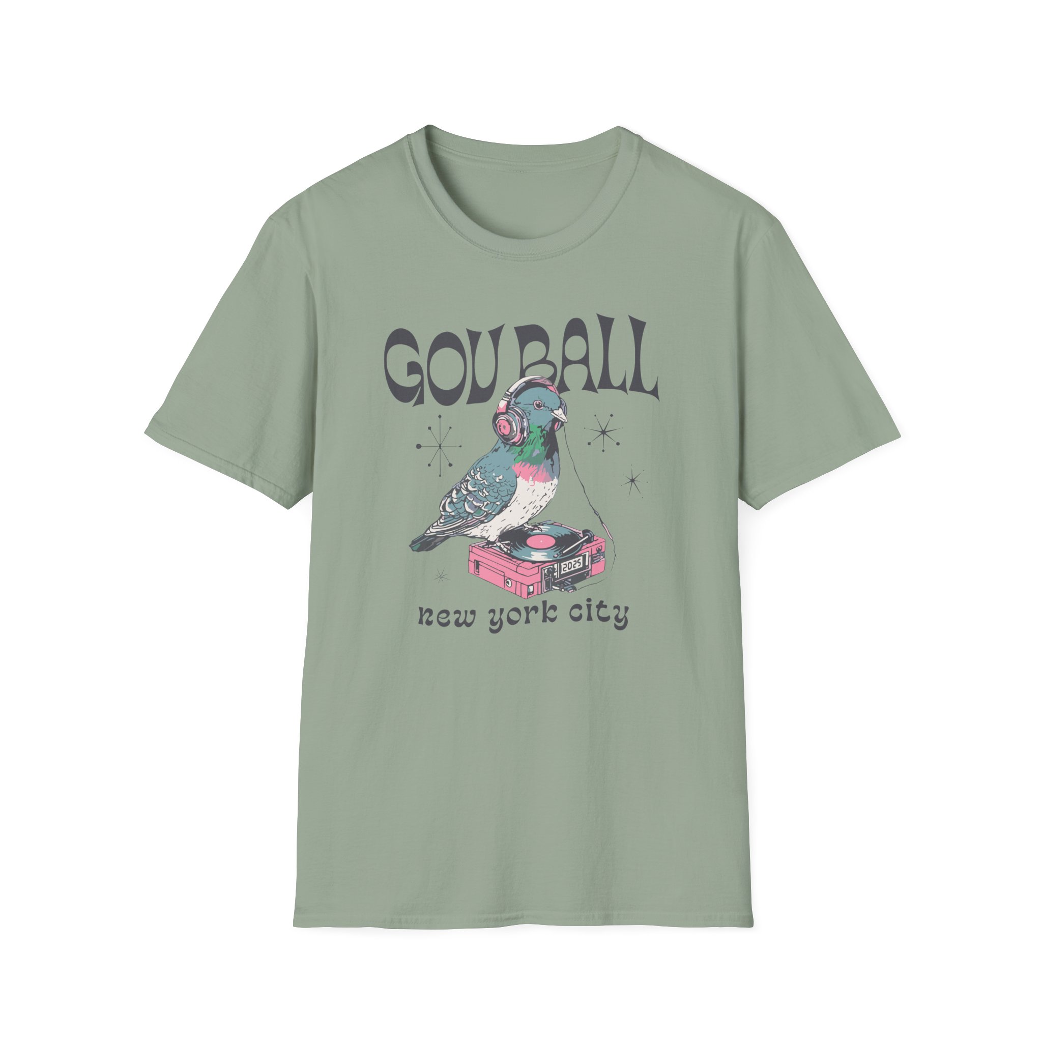 Gov Ball Pigeon Unisex Softstyle T-Shirt